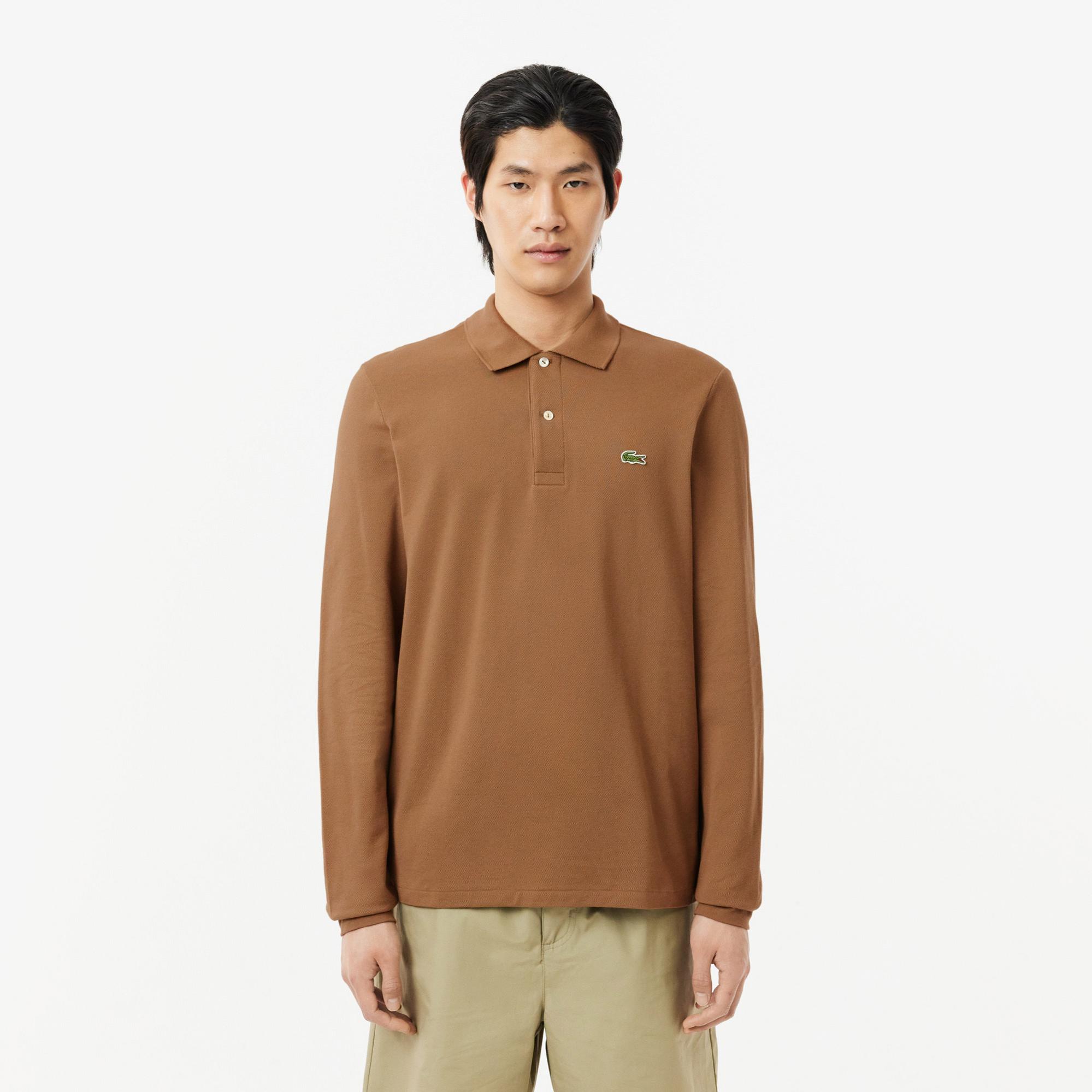 Lacoste L.12.12 Classic Fit Erkek Kahverengi Polo