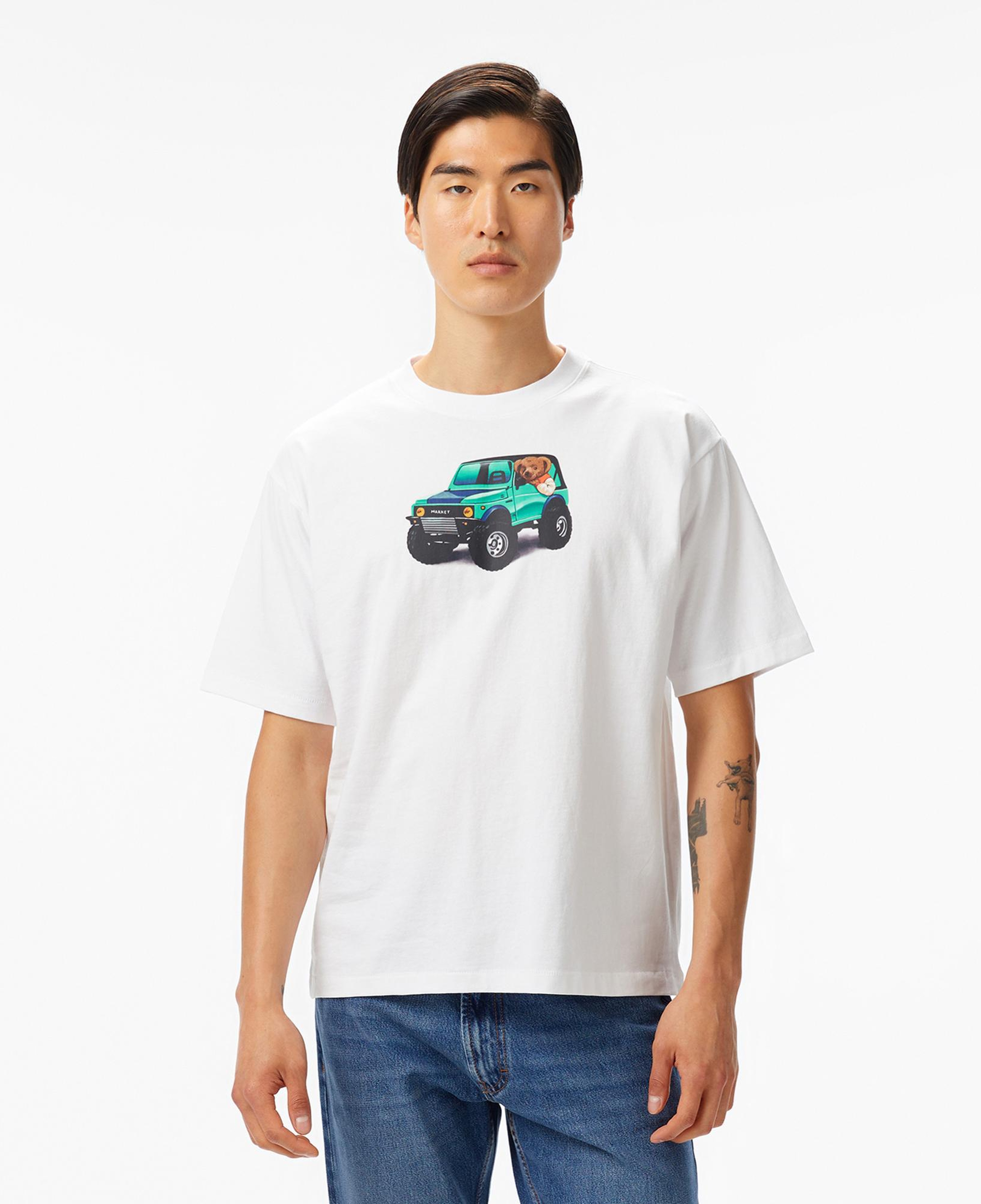 The Market '4x4 Bear' Erkek Beyaz T-Shirt