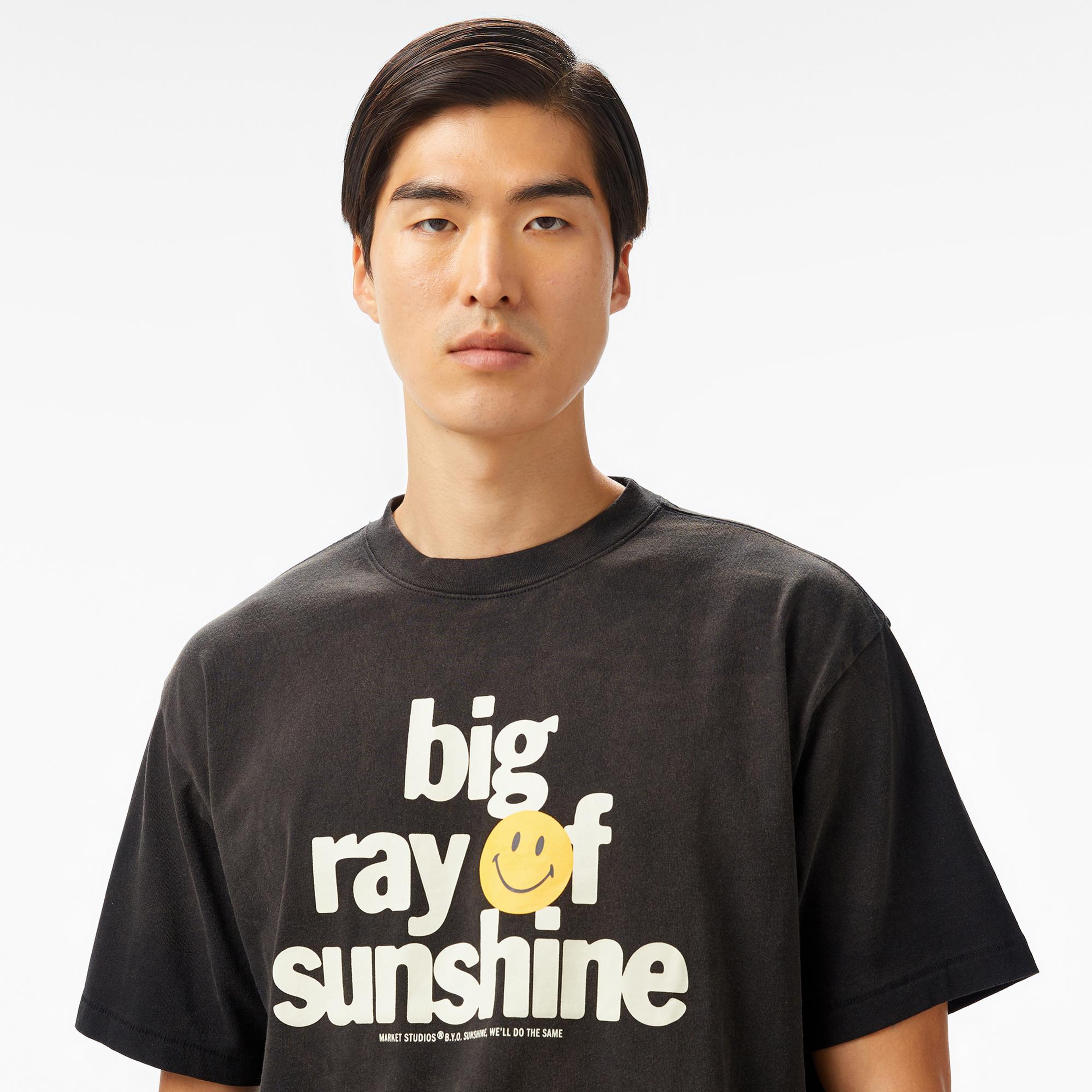 The Market 'Big Ray Of Sunshine' Unisex Siyah T-Shirt