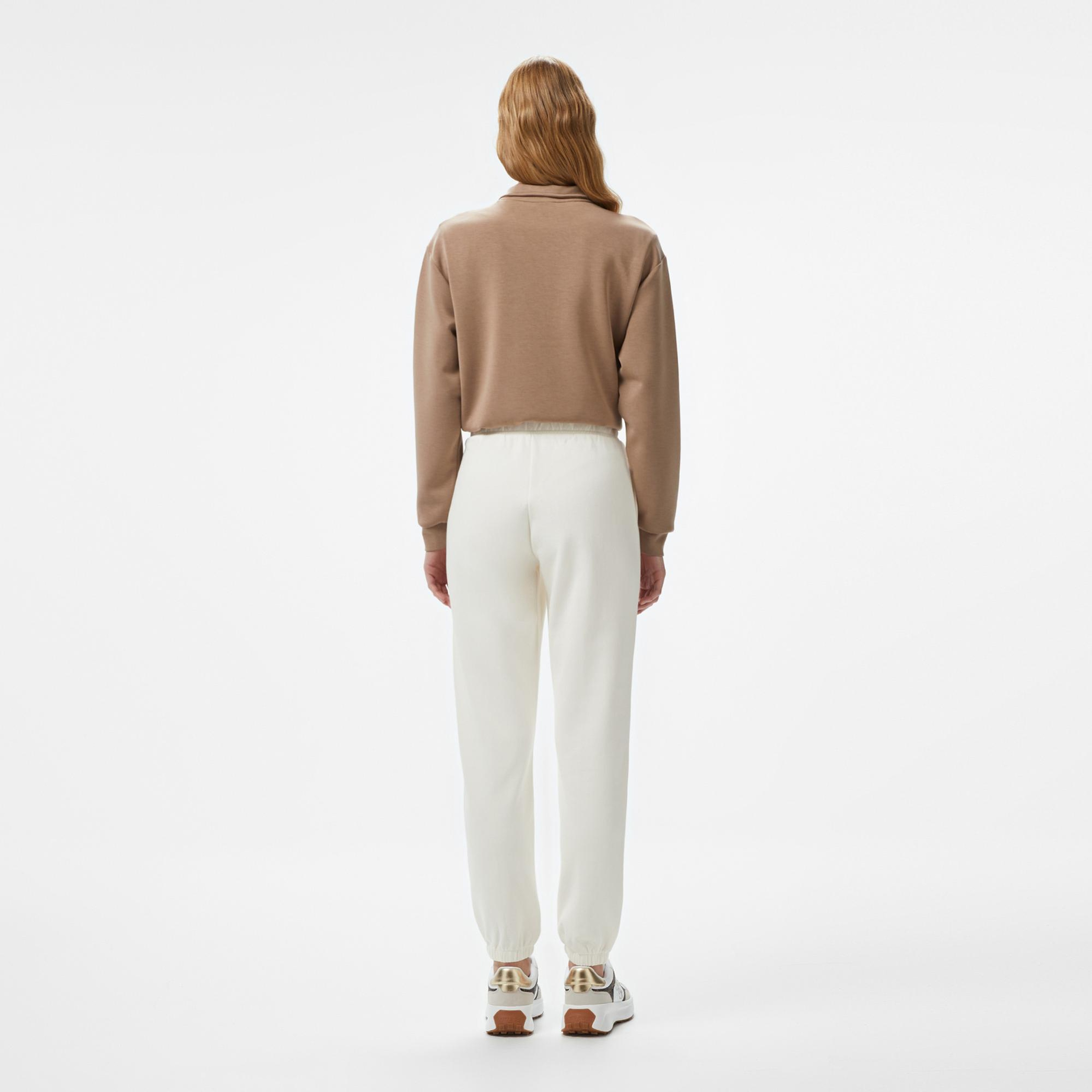 Guess Roberta Fleece Kadın Beyaz Eşofman Altı