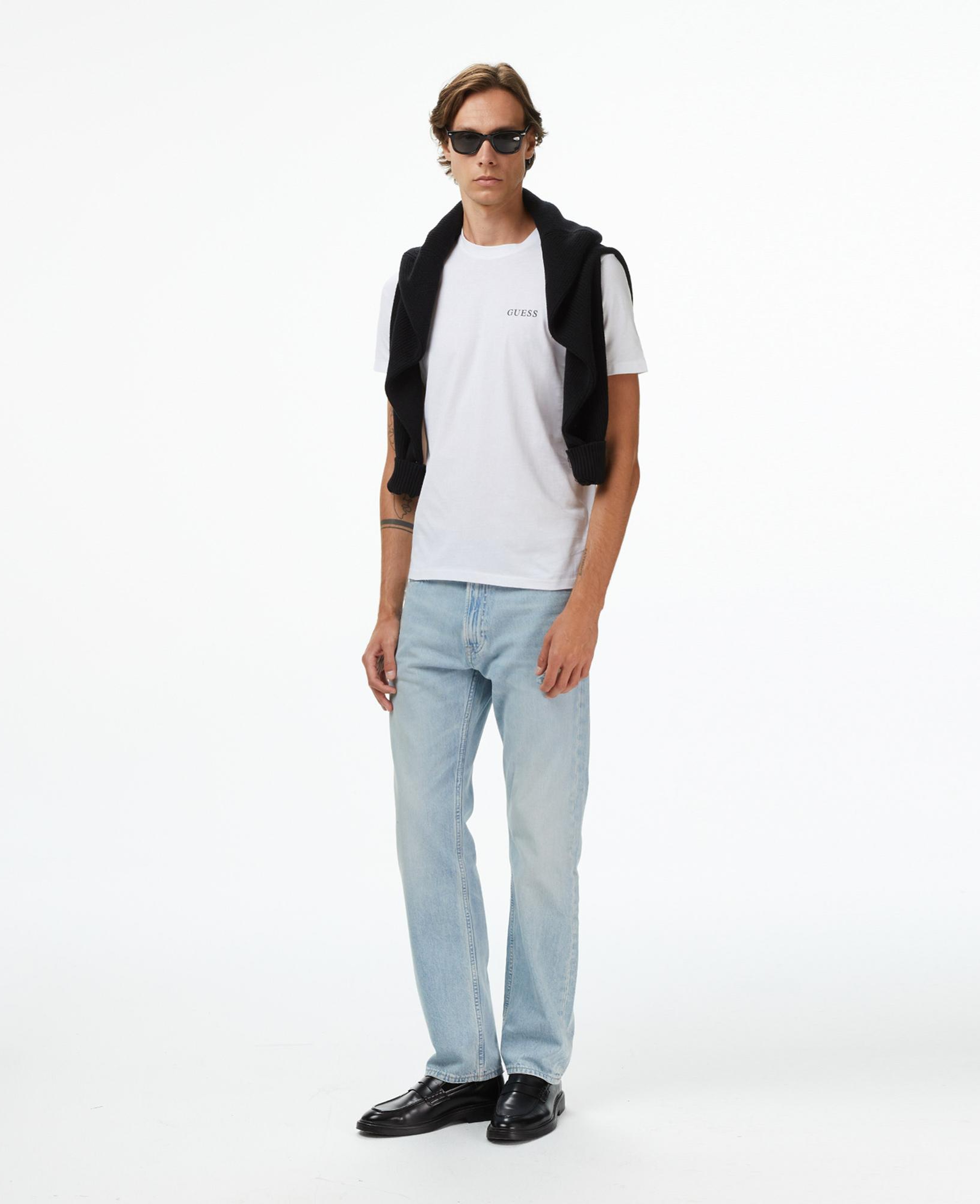 Guess 3'lü Erkek Beyaz T-Shirt