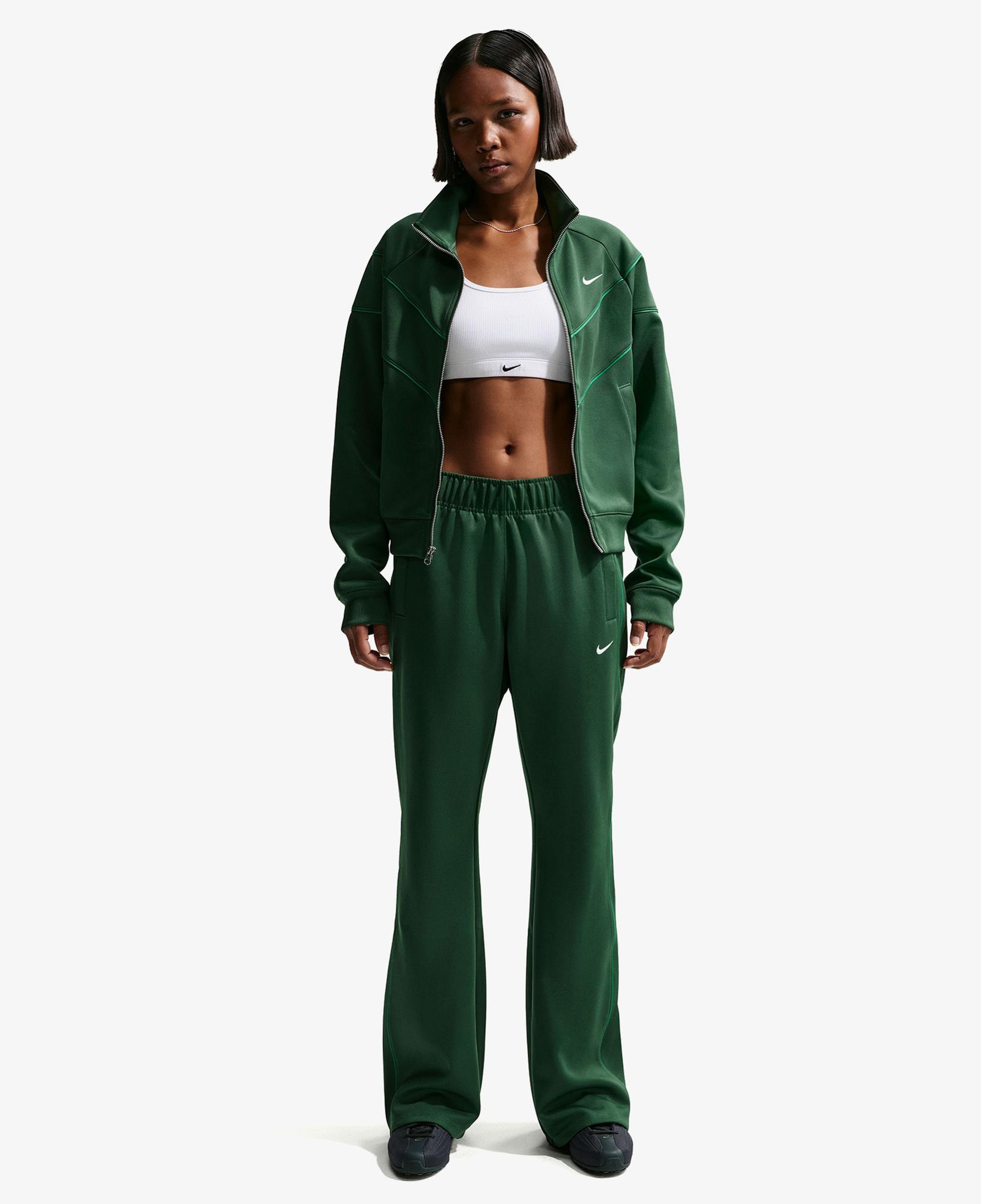 Nike Sportswear Windrunner Poly Knit Kadın Yeşil Eşofman Altı