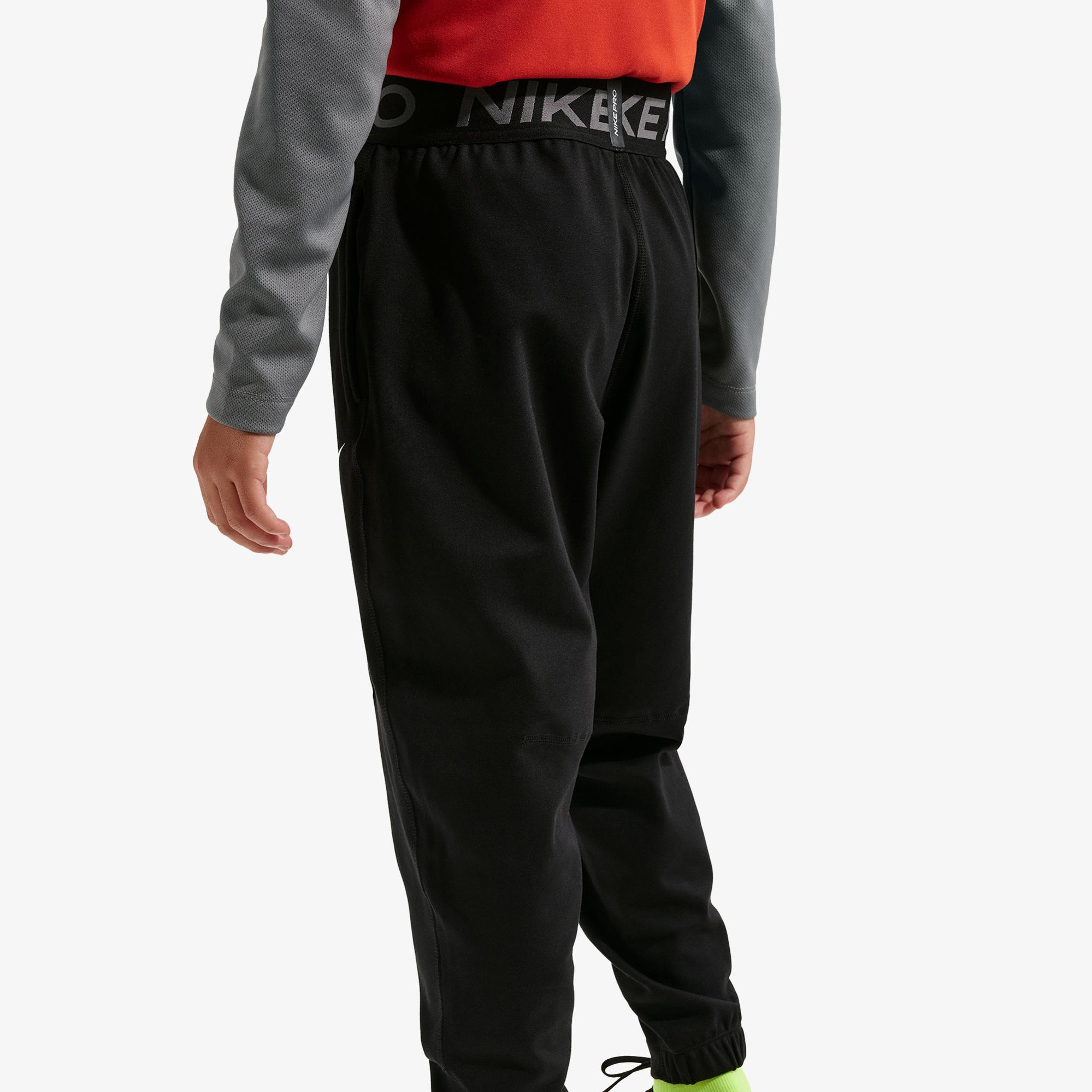Nike Pro Dri-Fit Fleece Çocuk Siyah Eşofman Altı