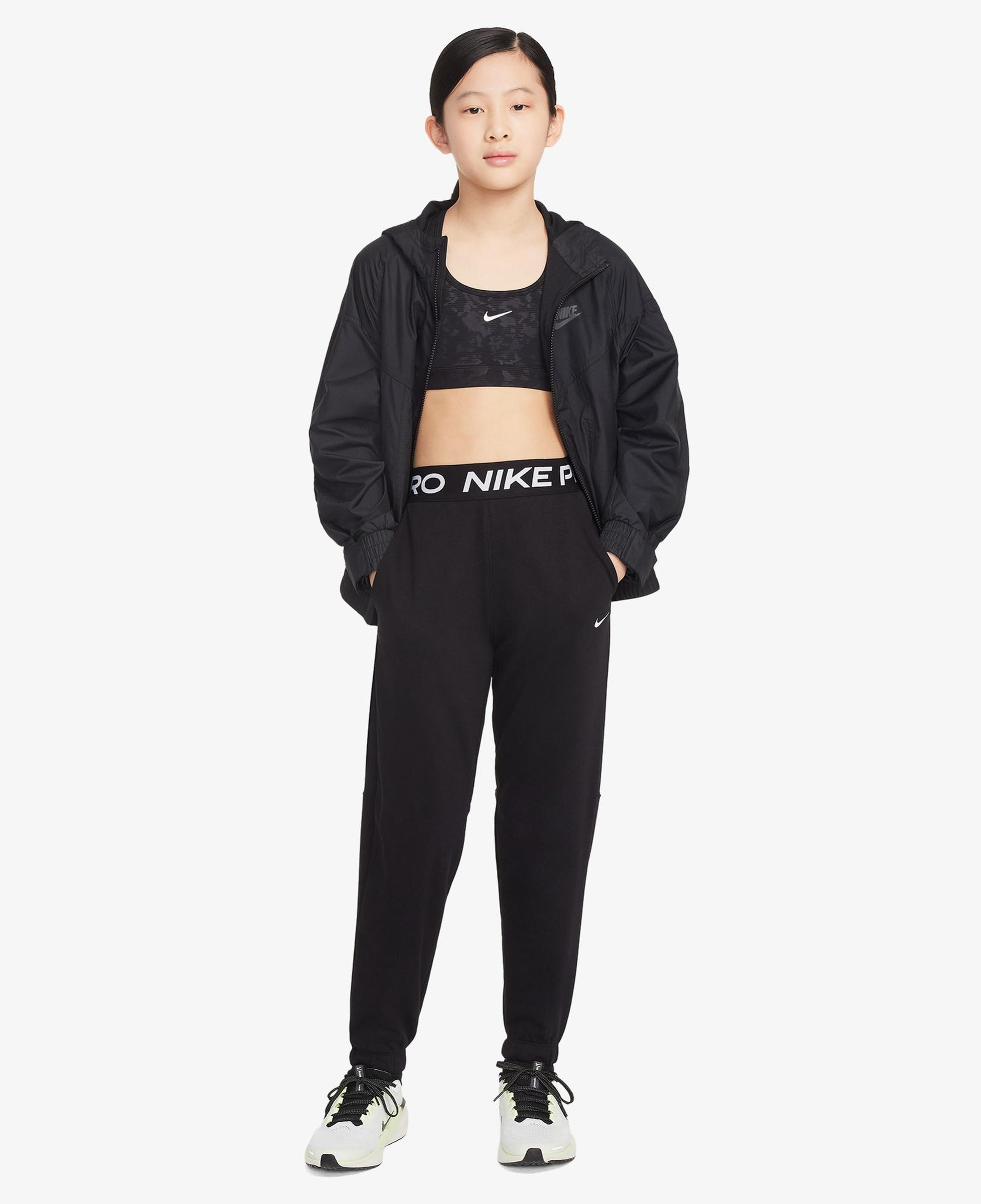 Nike Pro Dri-Fit Fleece Jogger Çocuk Siyah Eşofman Altı