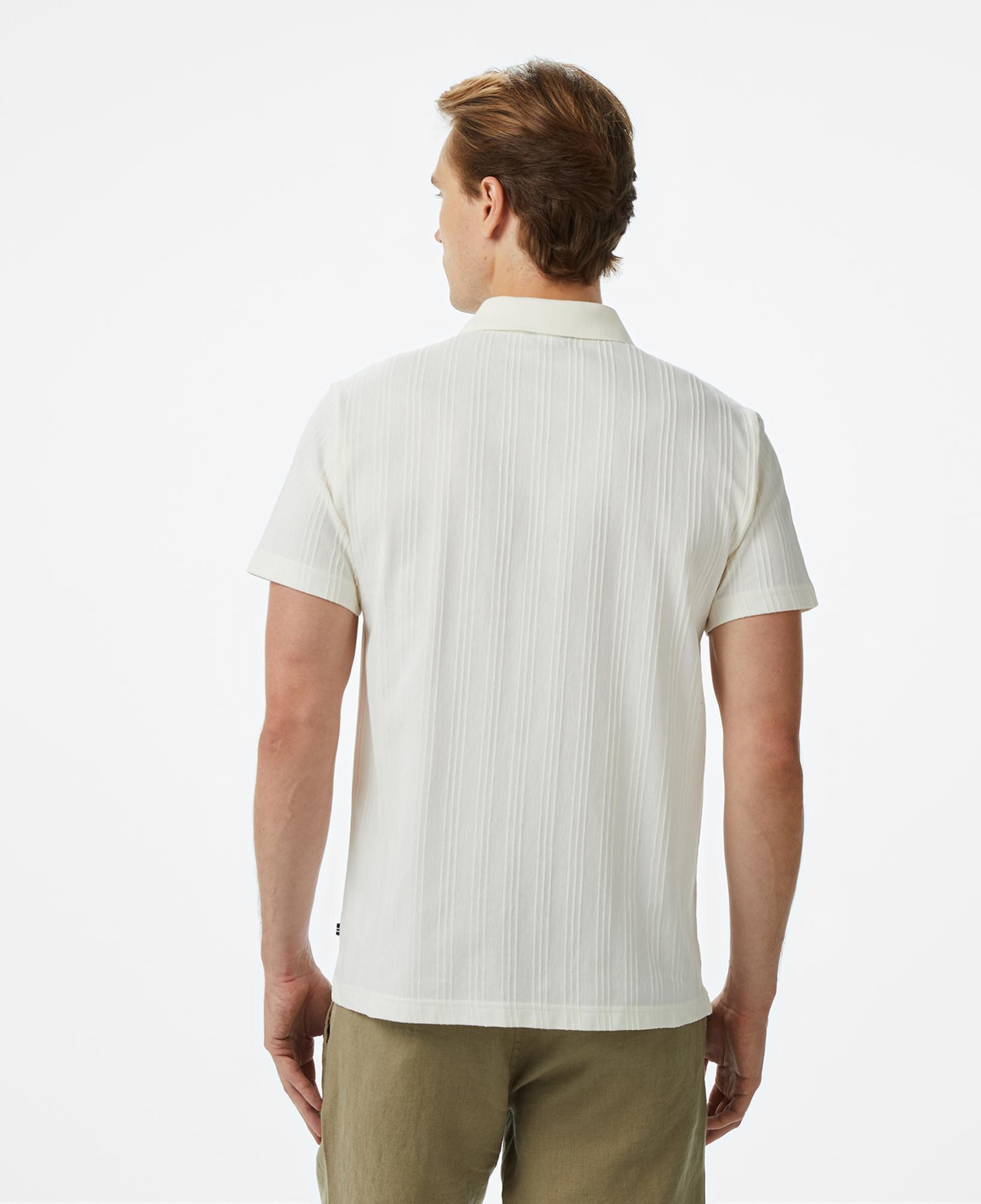 Nautica Erkek Beyaz Classic Fit Polo