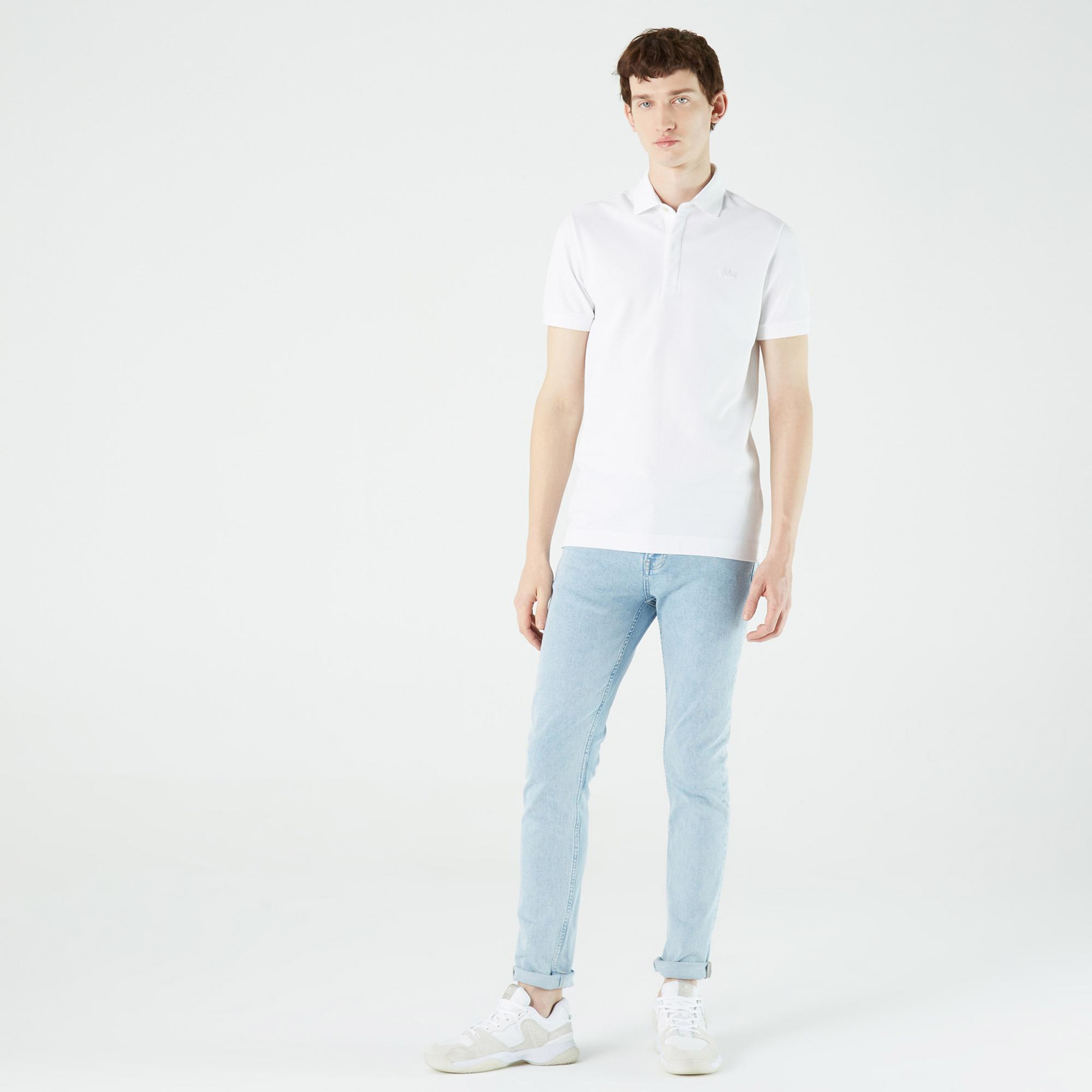 Lacoste Paris Erkek Regular Fit Beyaz Polo