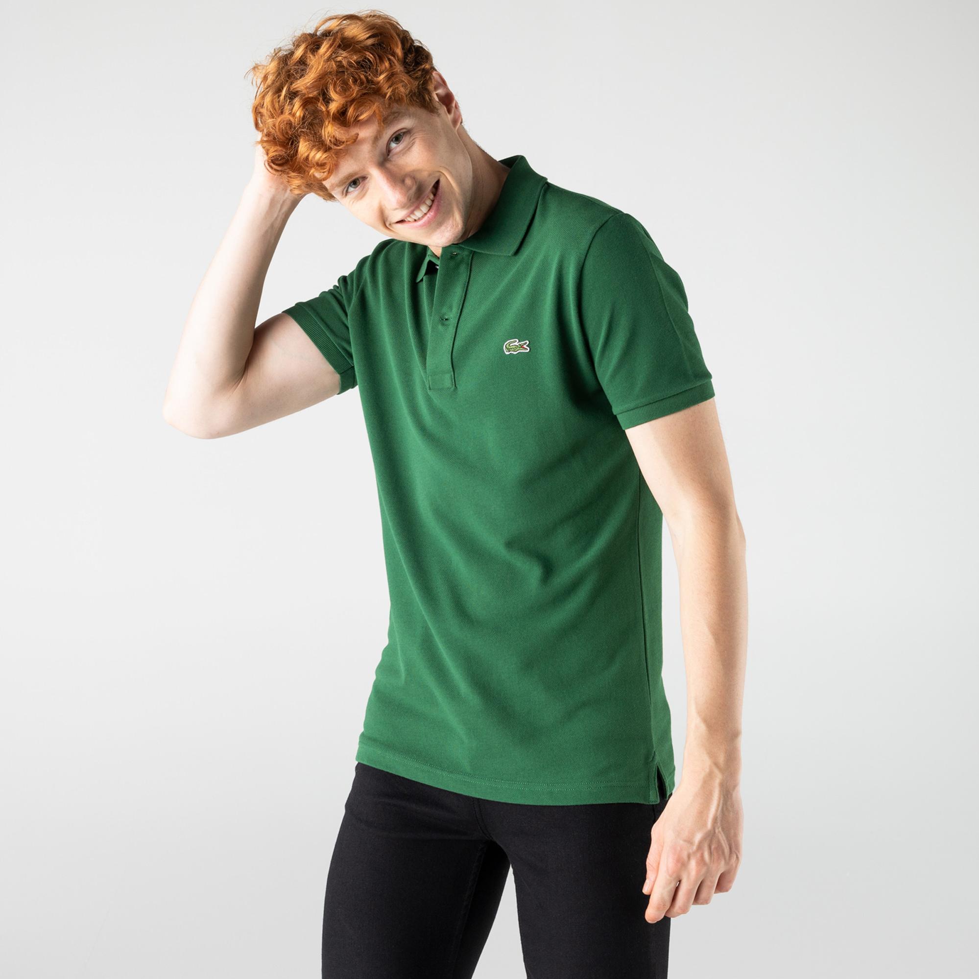 Lacoste L.12.12 Erkek Slim Fit Yeşil Polo