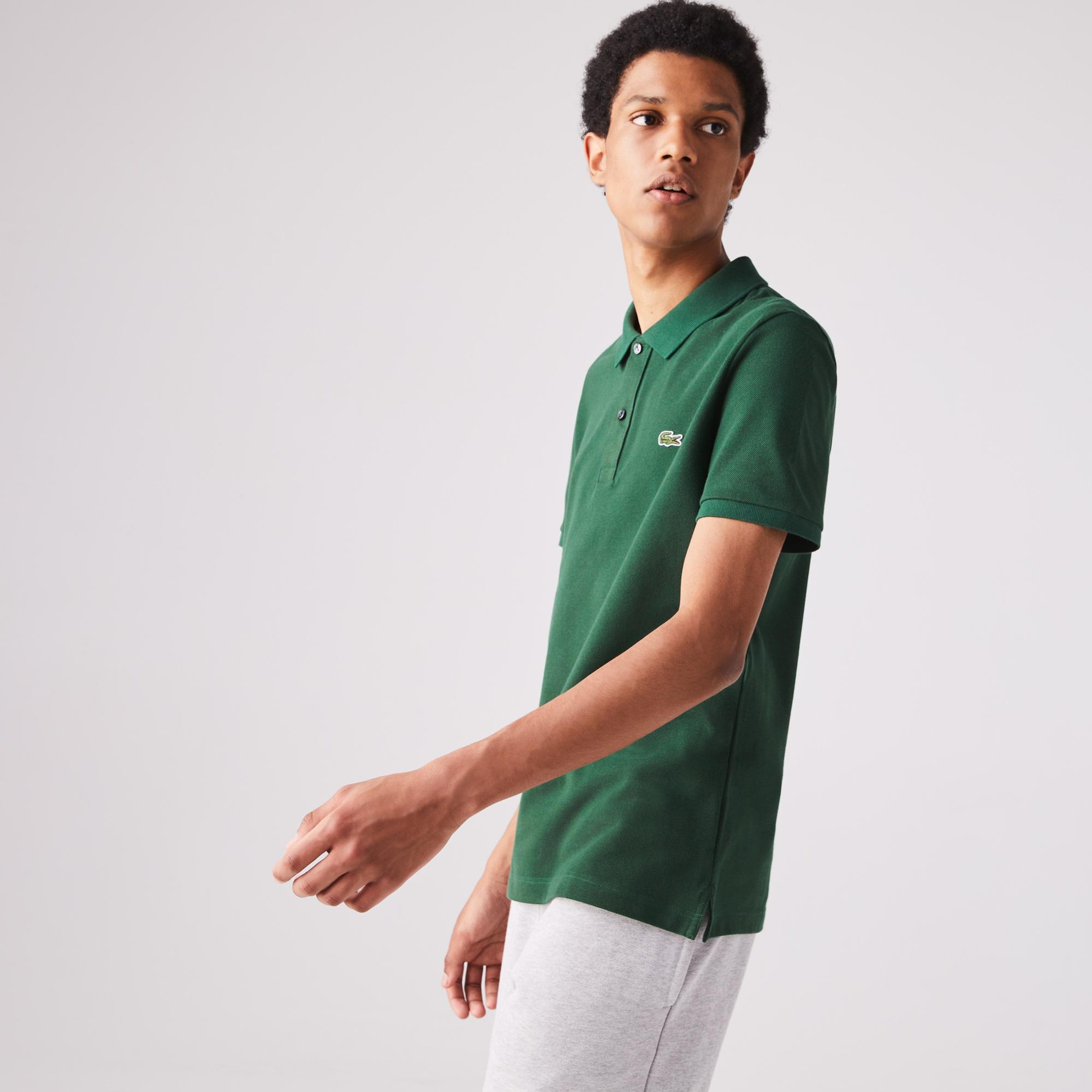 Lacoste L.12.12 Erkek Slim Fit Yeşil Polo