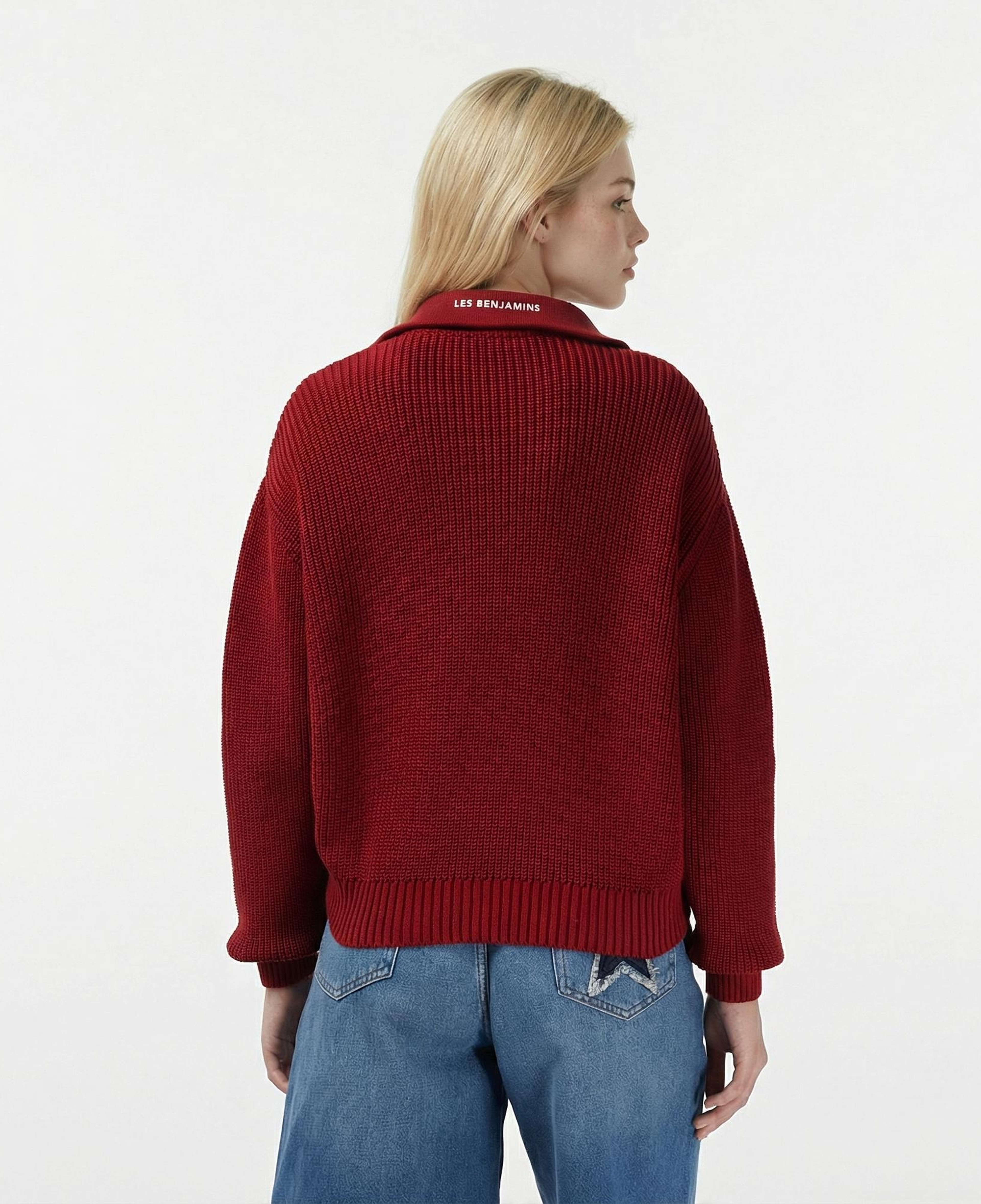 Les Benjamins 310 Kadın Kırmızı Triko