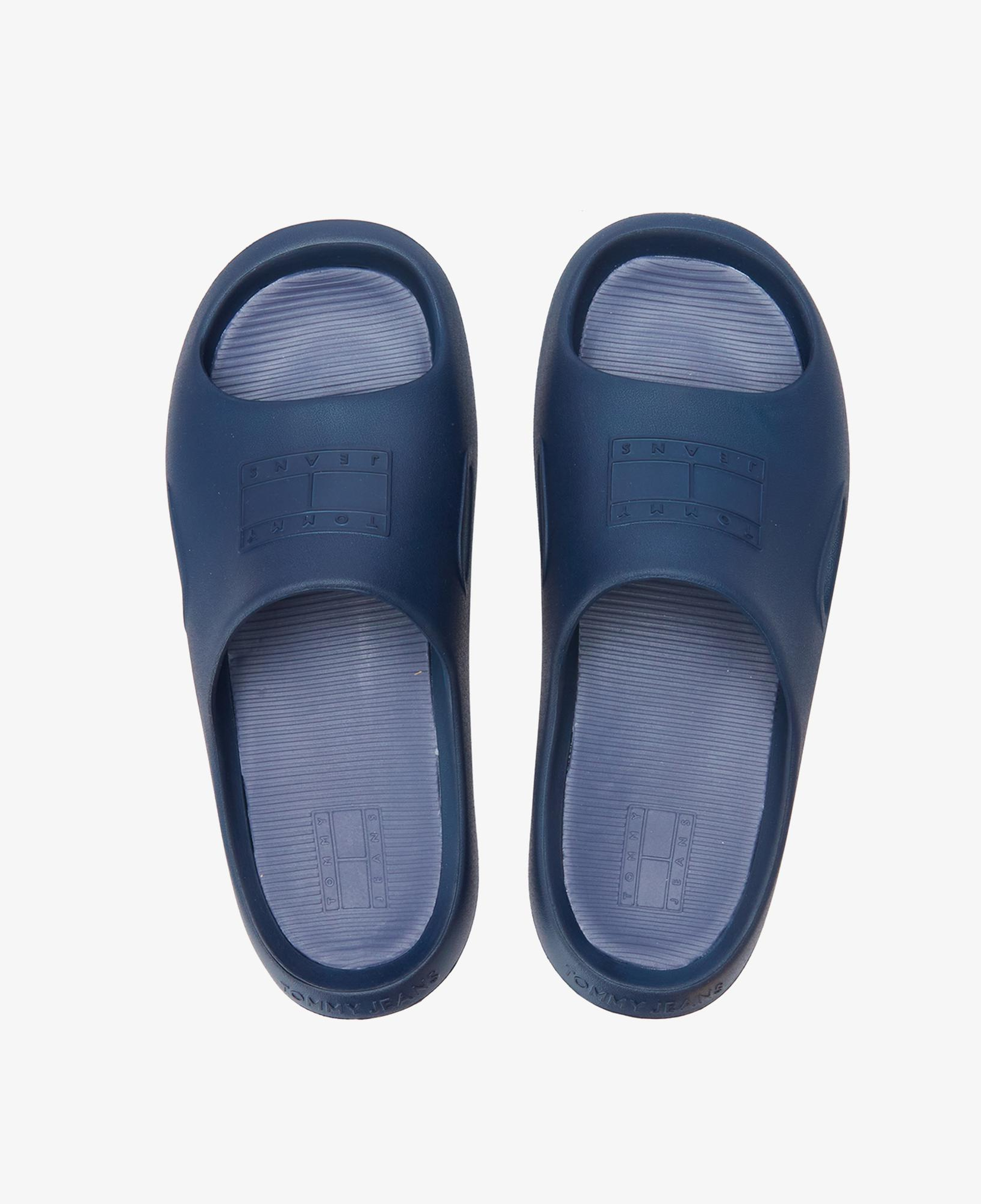 Tommy Hilfiger Logolu Erkek Lacivert Terlik