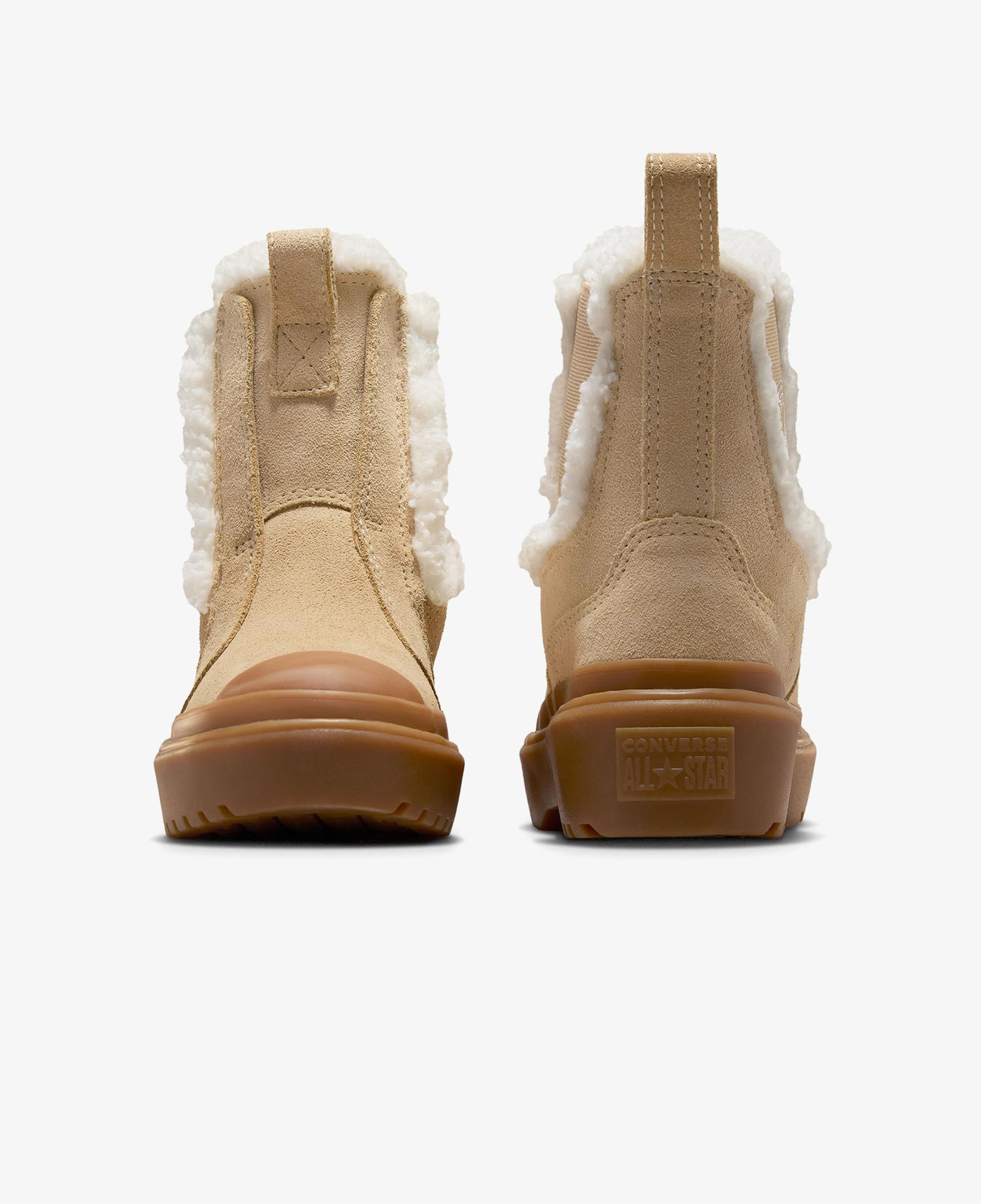 Converse Chuck Taylor All Star Chelsea Lugged Çocuk Kahverengi Süet Platform Bot