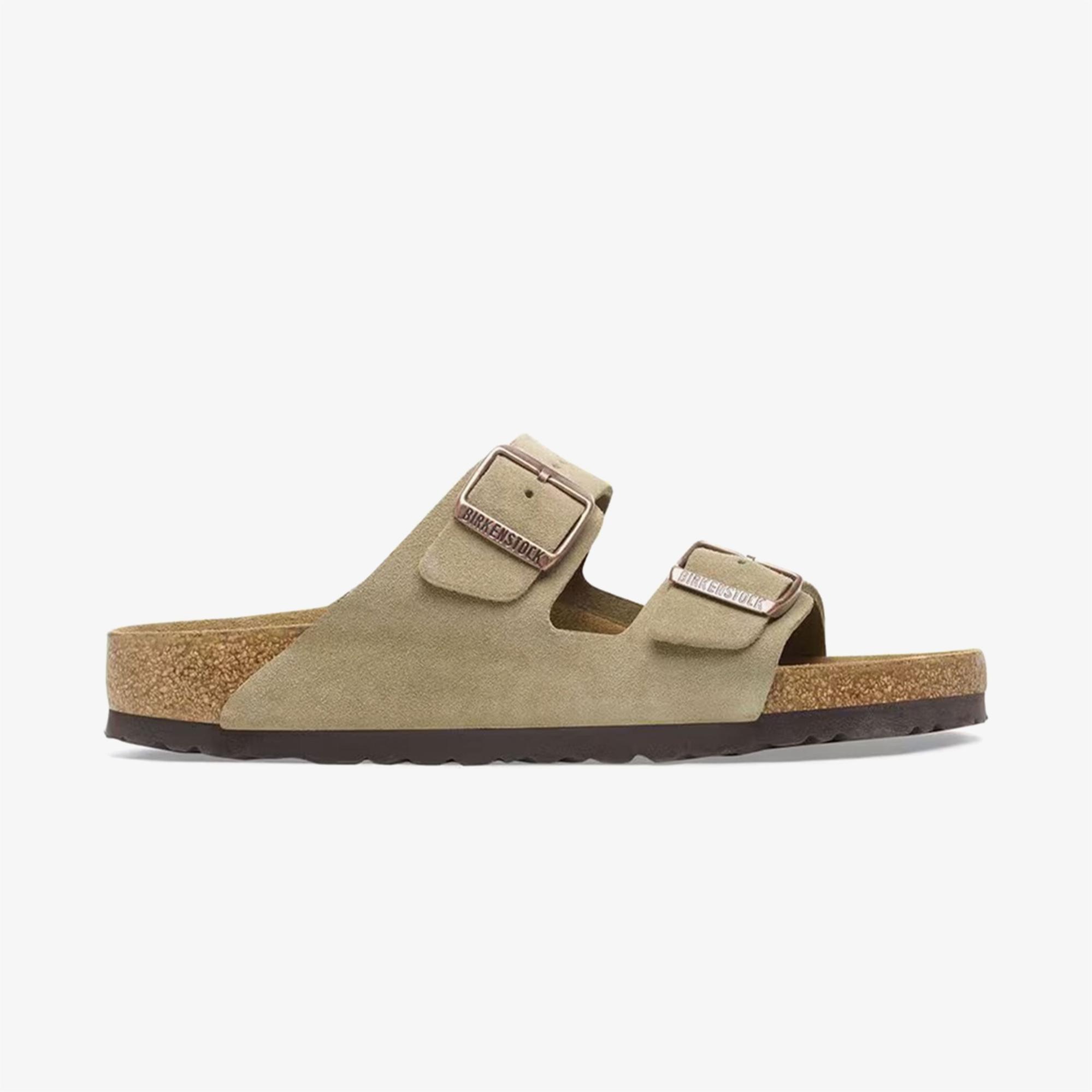 Birkenstock Arizona VL Süet Unisex Kahverengi Terlik