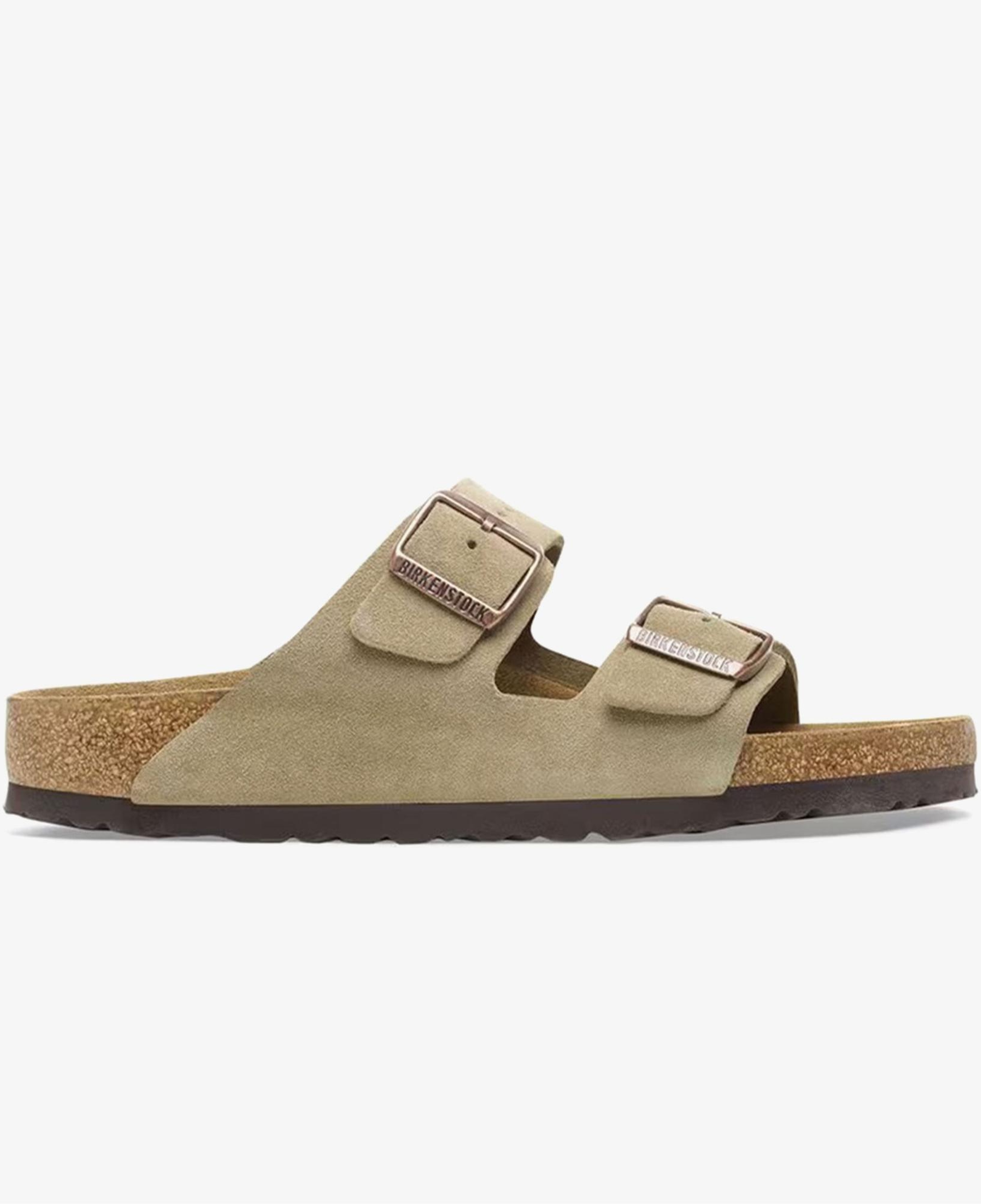 Birkenstock Arizona VL Süet Unisex Kahverengi Terlik