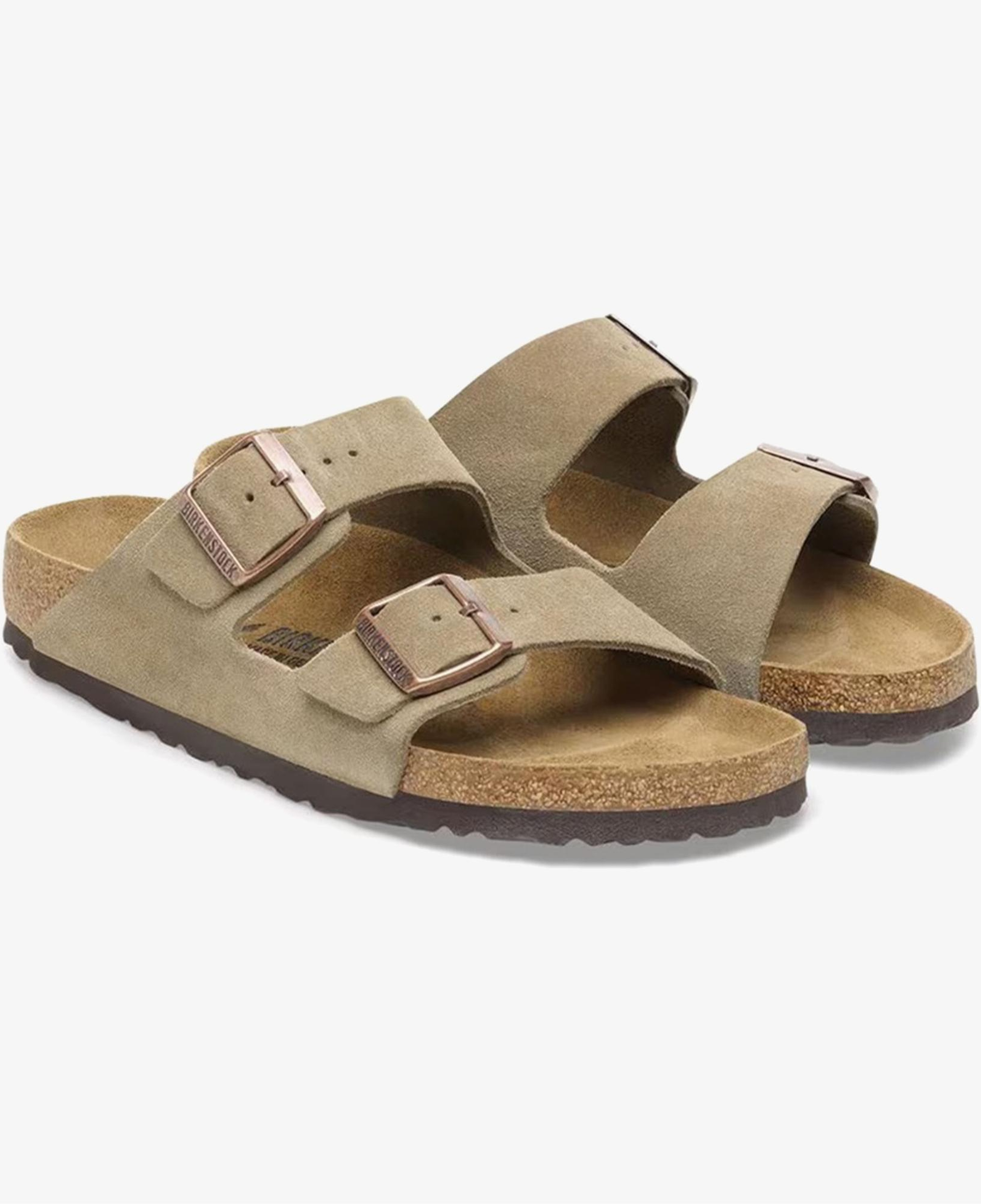 Birkenstock Arizona VL Süet Unisex Kahverengi Terlik