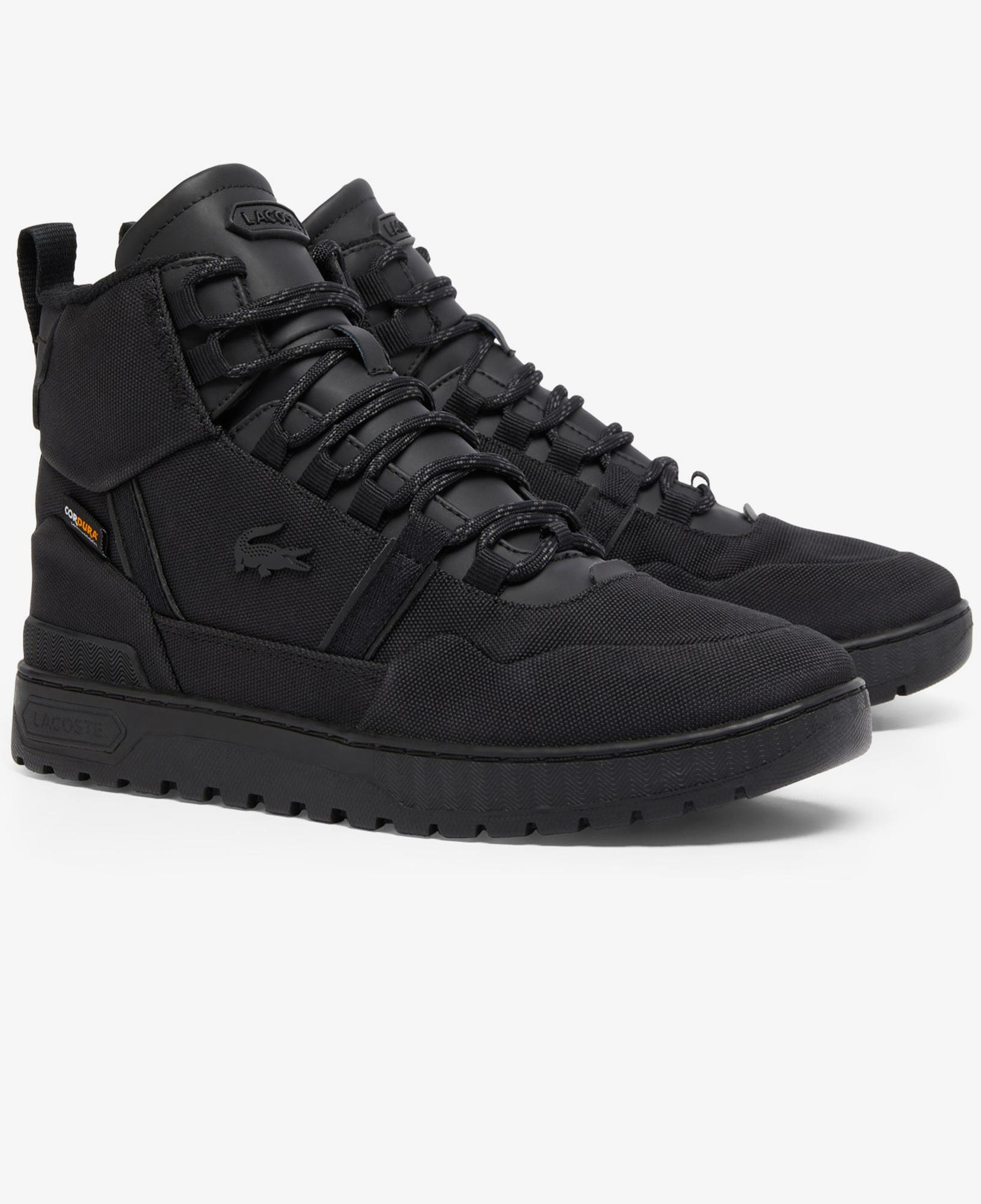 Lacoste T-Clip Winter Mid Erkek Siyah Bot