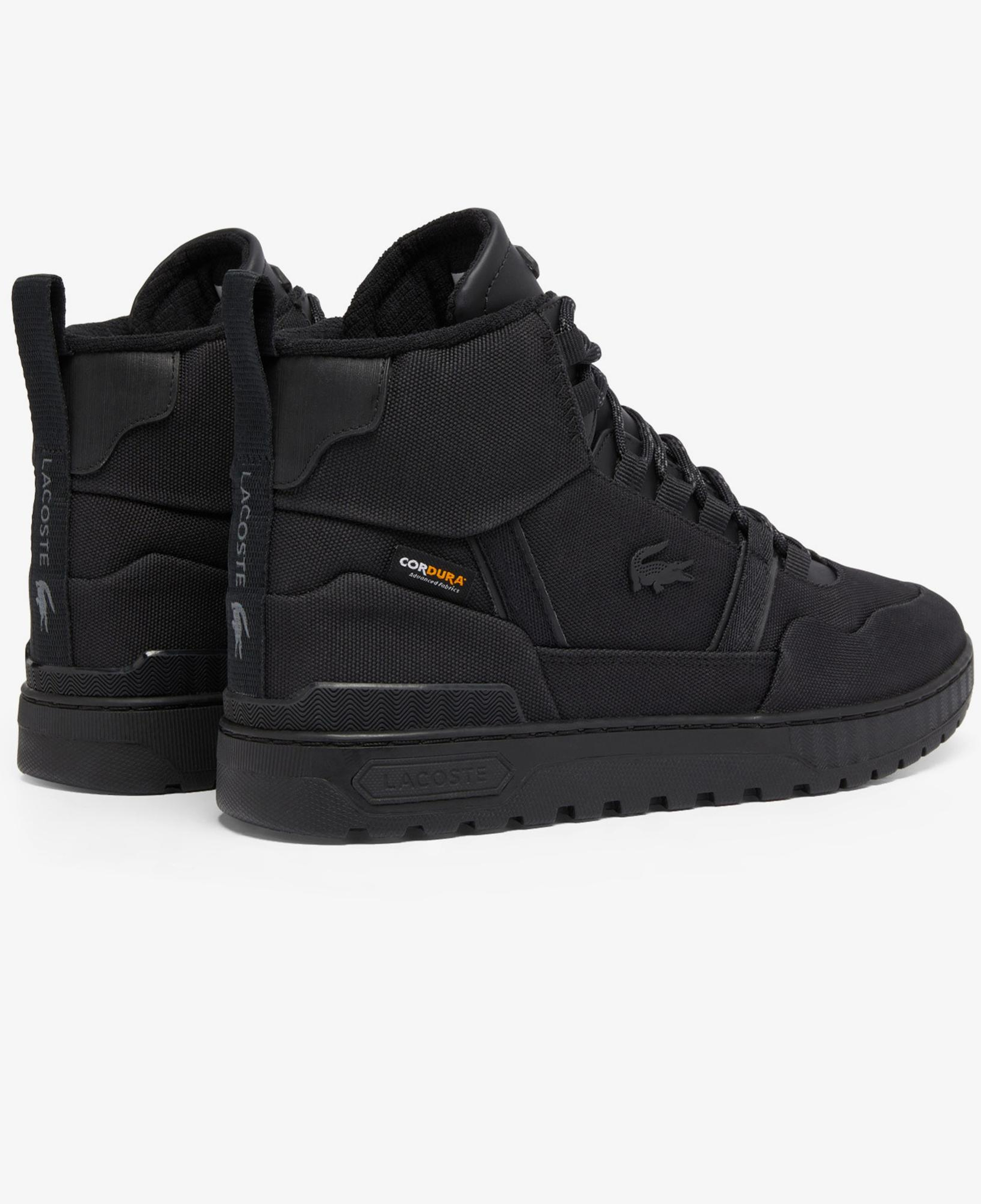 Lacoste T-Clip Winter Mid Erkek Siyah Bot