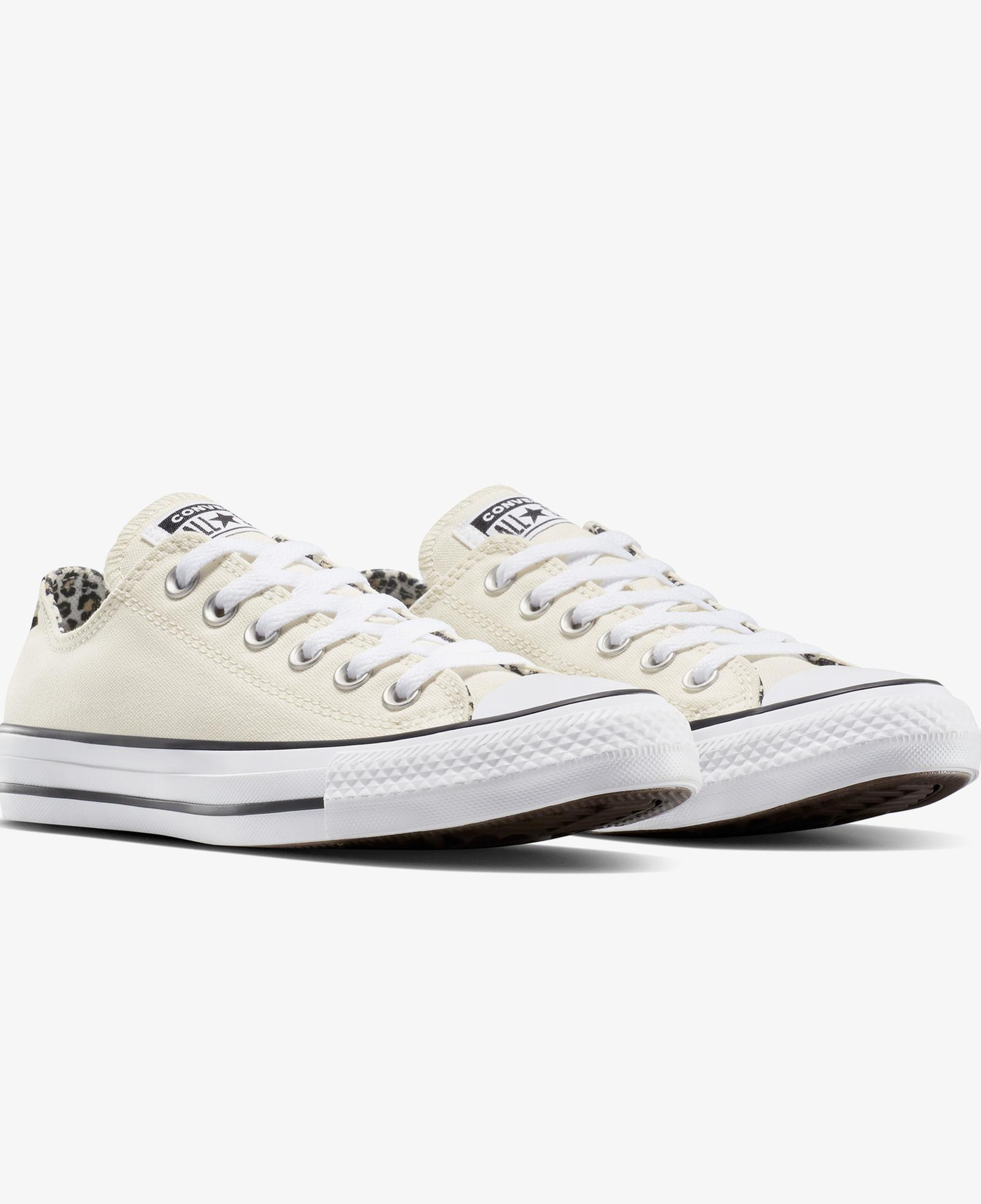 Converse Chuck Taylor All Star Leopard Unisex Krem Sneaker