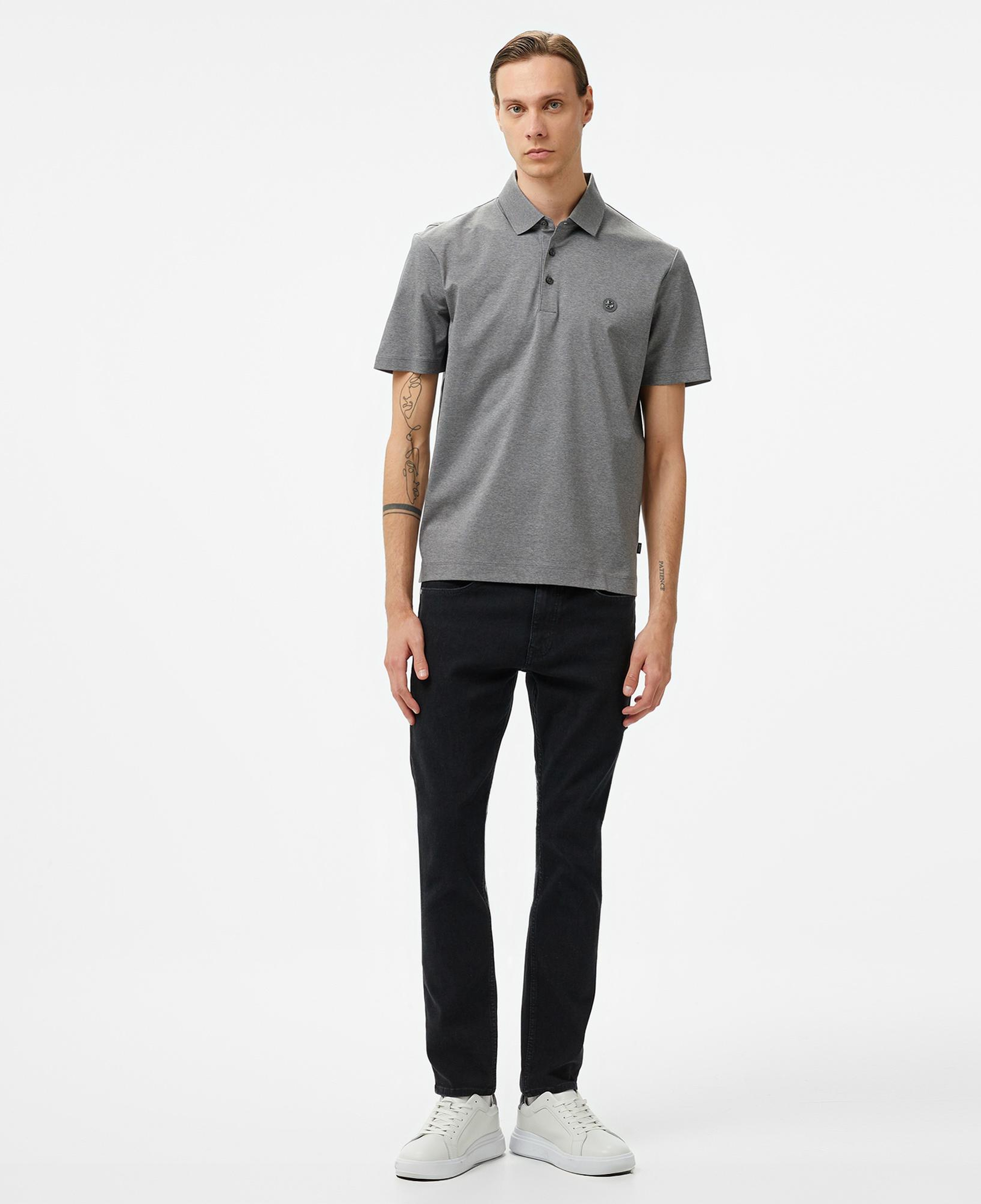 Boss C-Parris 01 Erkek Gri Polo