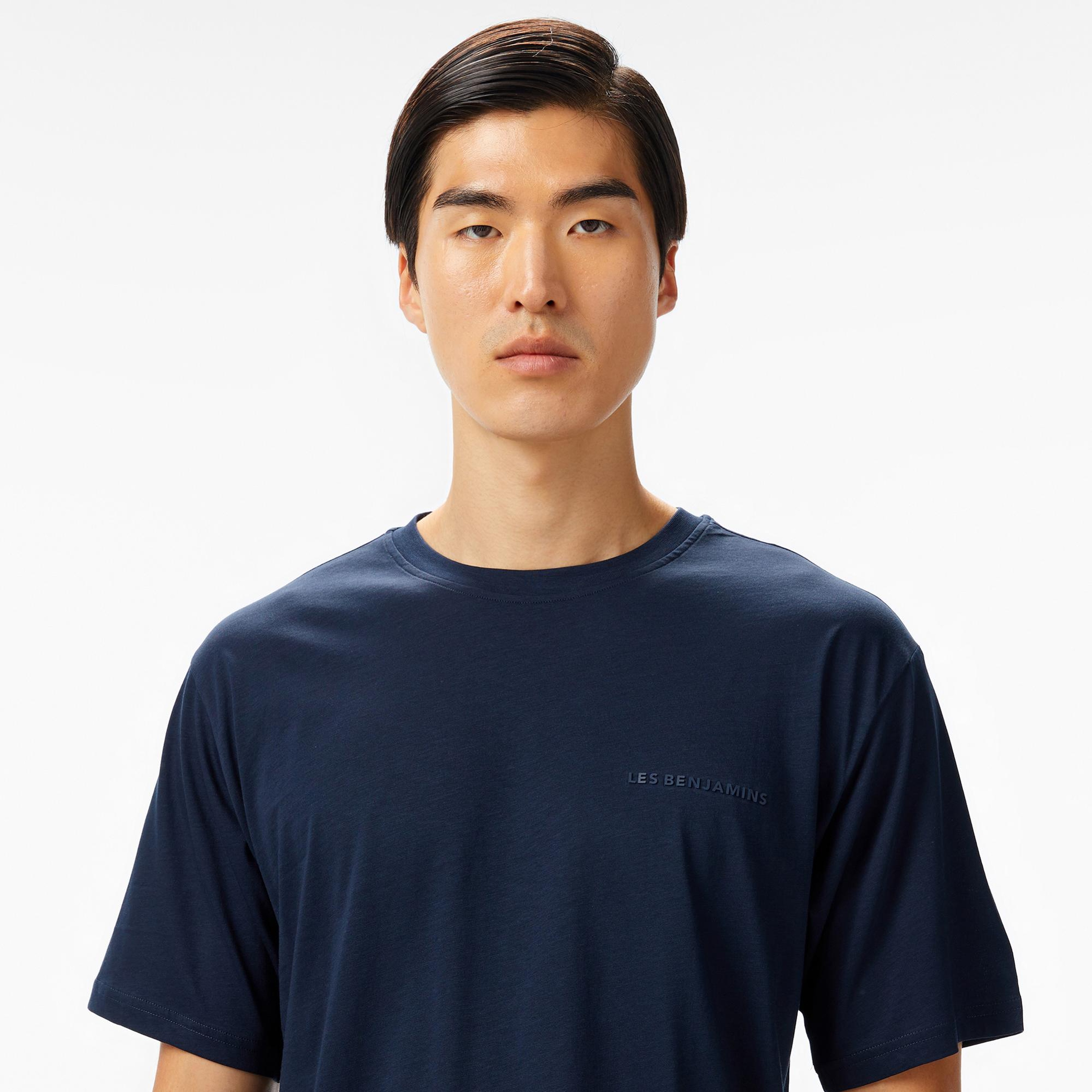 Les Benjamins 408 Erkek Lacivert T-Shirt