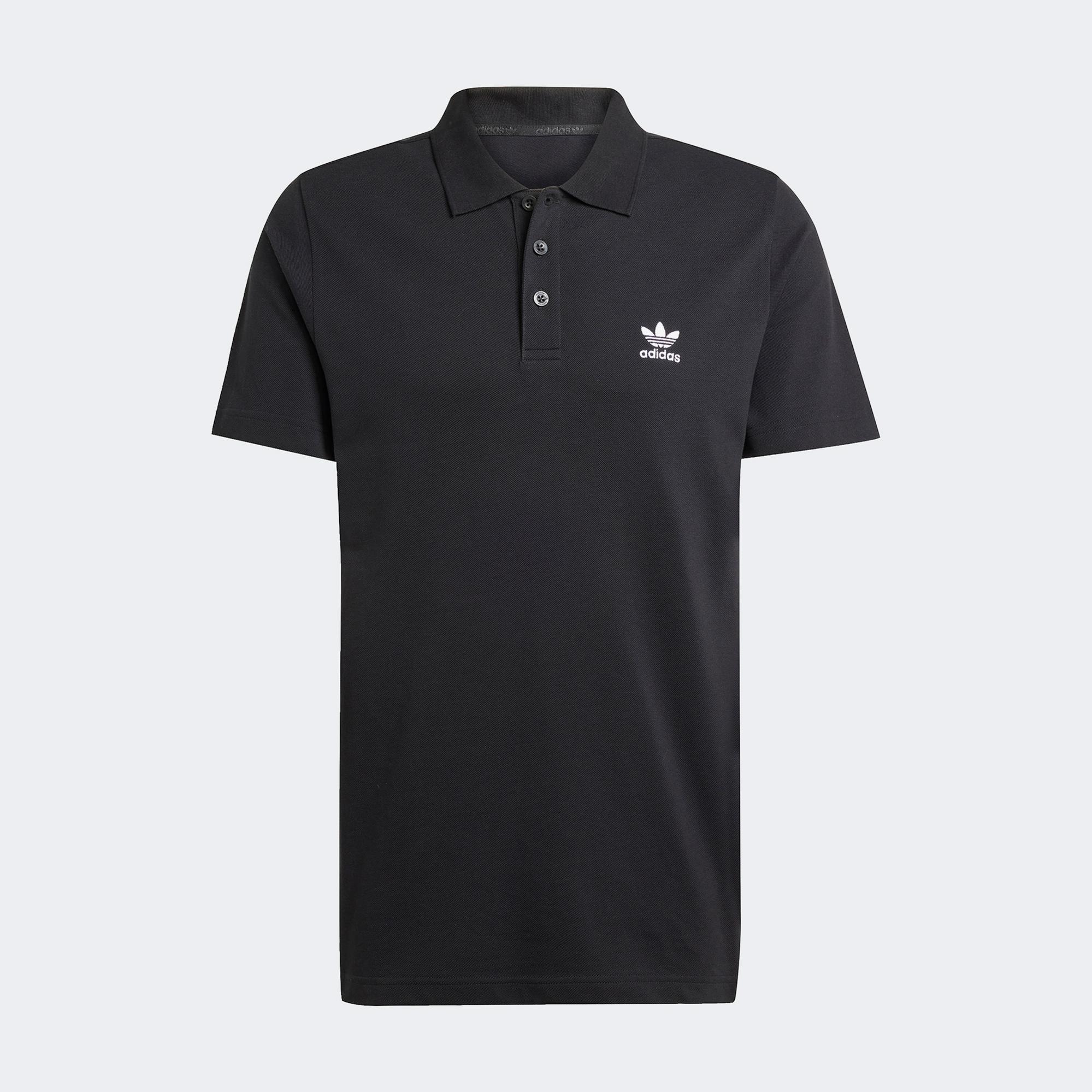adidas Trefoil Essentials Erkek Siyah Polo