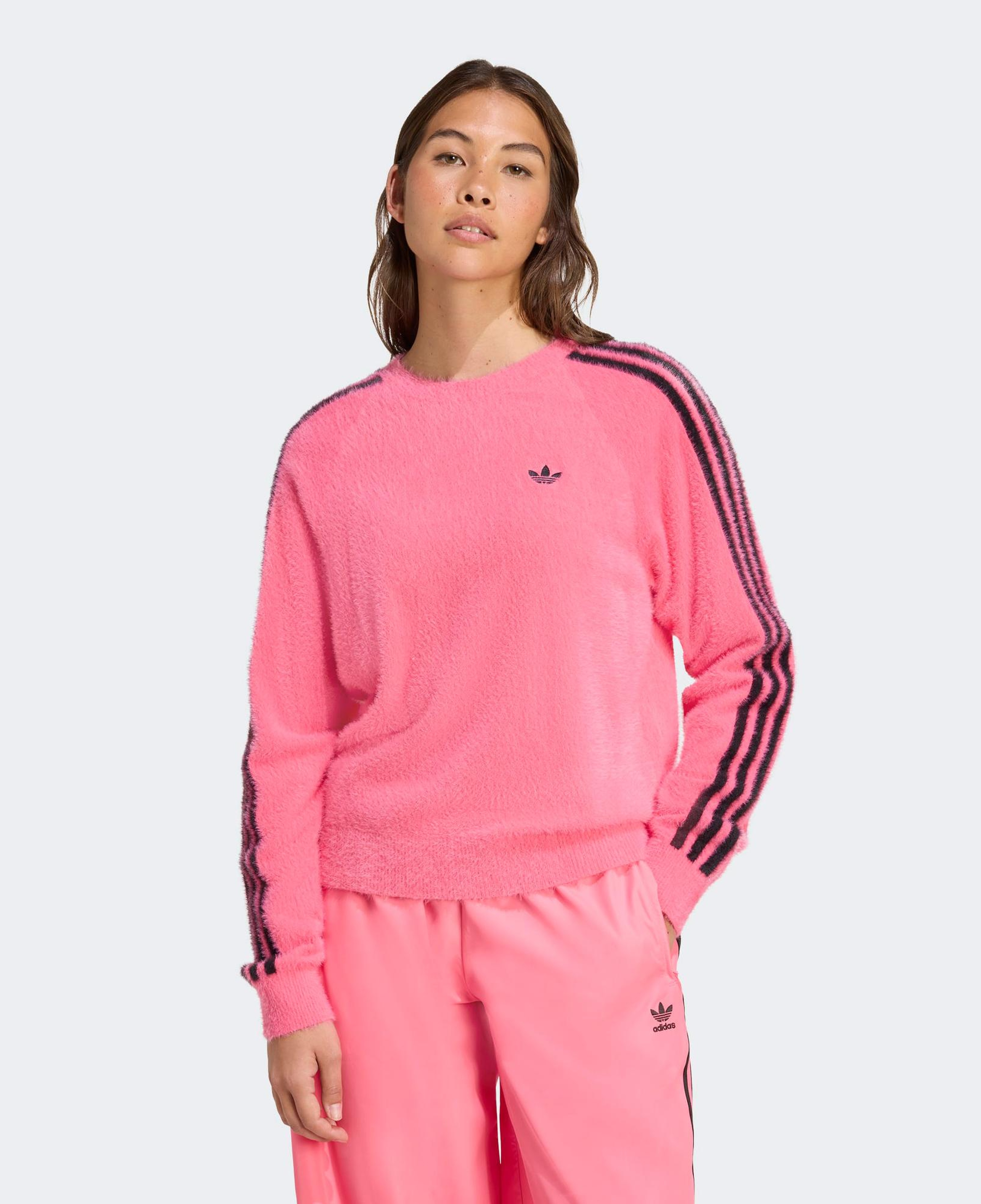 adidas Holiday Kadın Pembe Sweatshirt