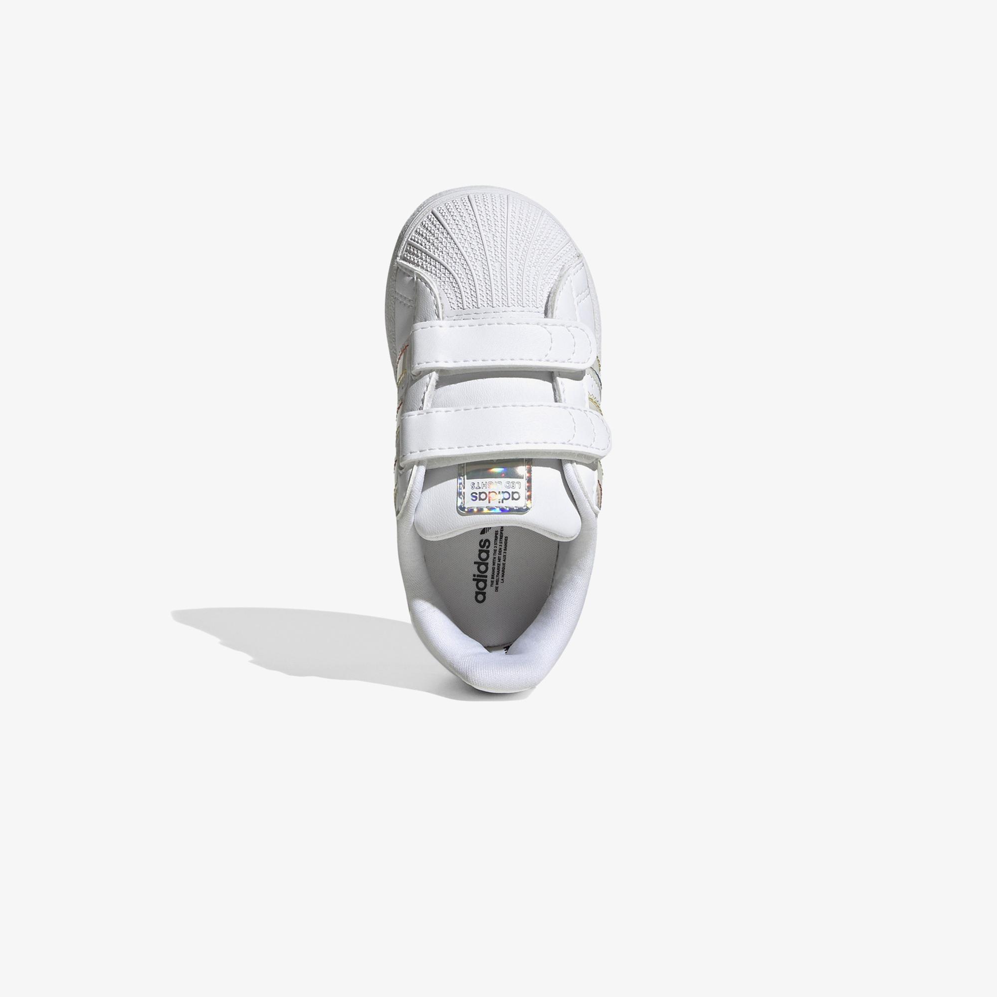 adidas Superstar LED Lights Comfort Closure Çocuk Beyaz Sneaker