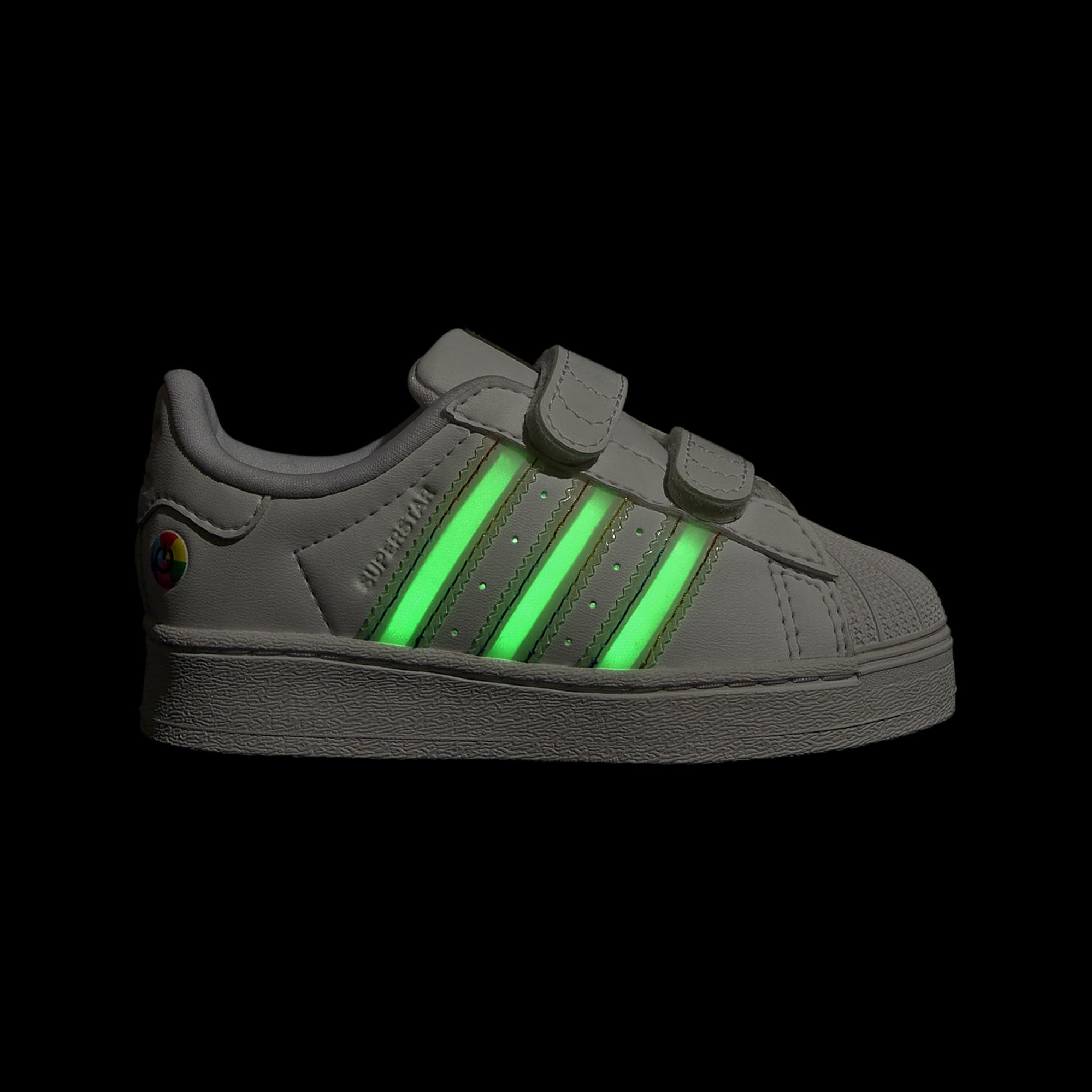 adidas Superstar LED Lights Comfort Closure Çocuk Beyaz Sneaker