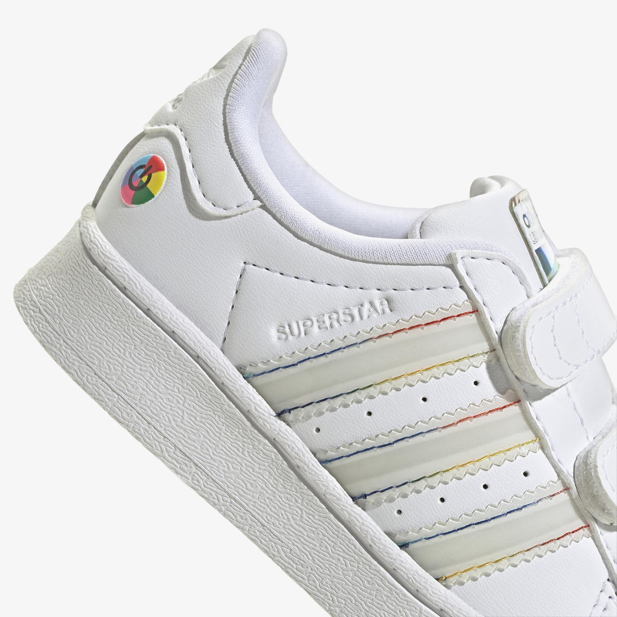 adidas Superstar LED Lights Comfort Closure Çocuk Beyaz Sneaker