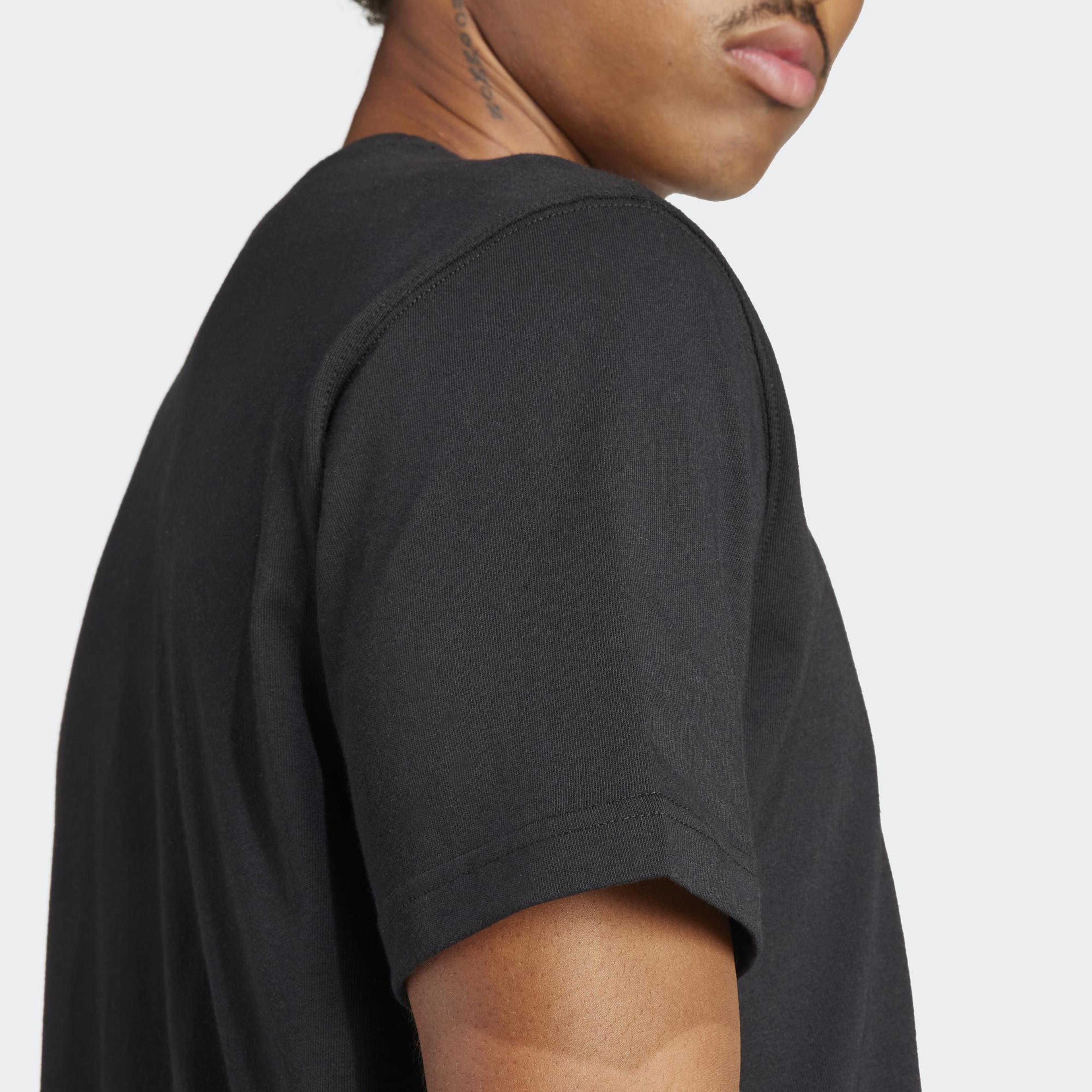 adidas Trefoil Erkek Siyah T-Shirt