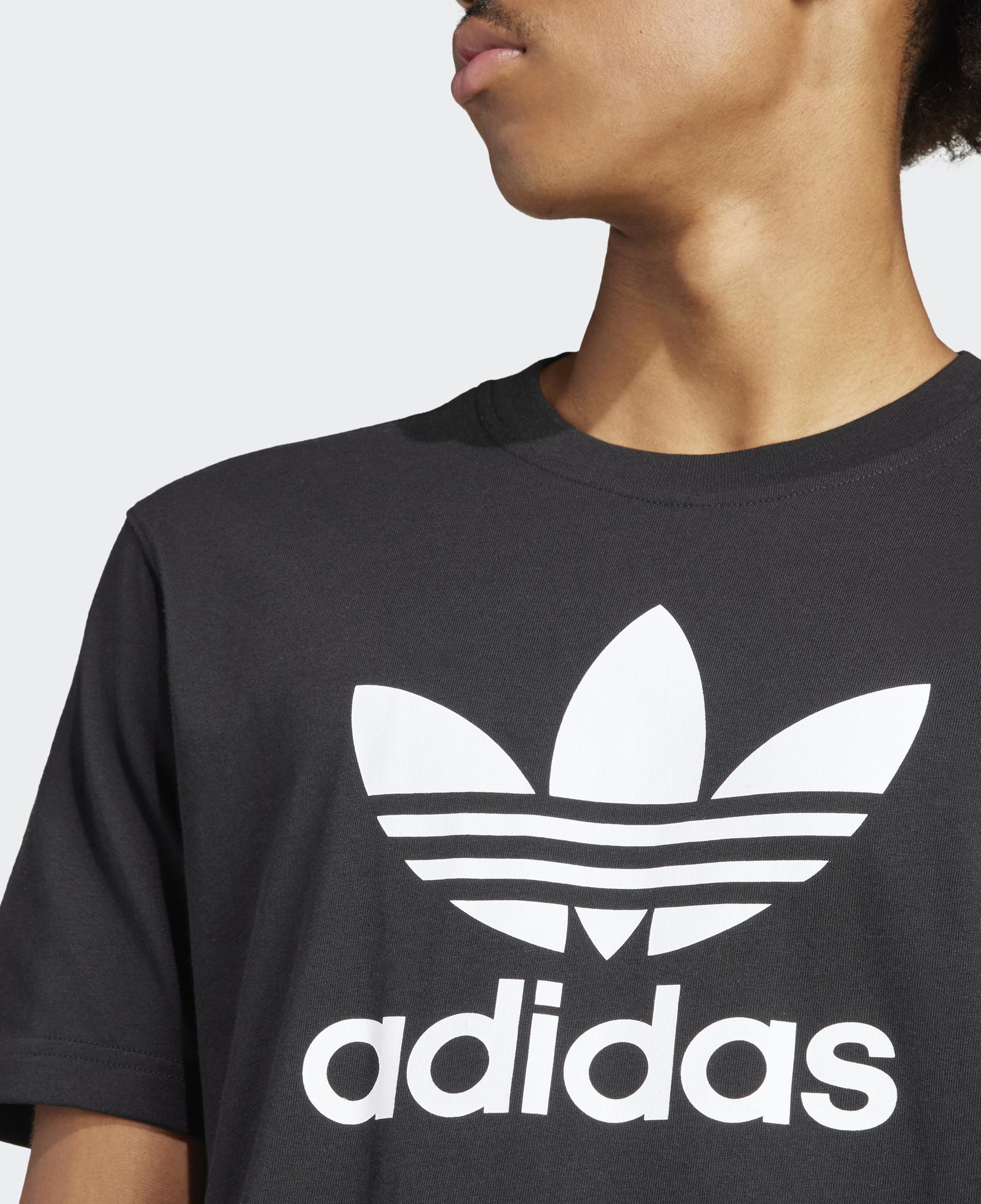 adidas Trefoil Erkek Siyah T-Shirt