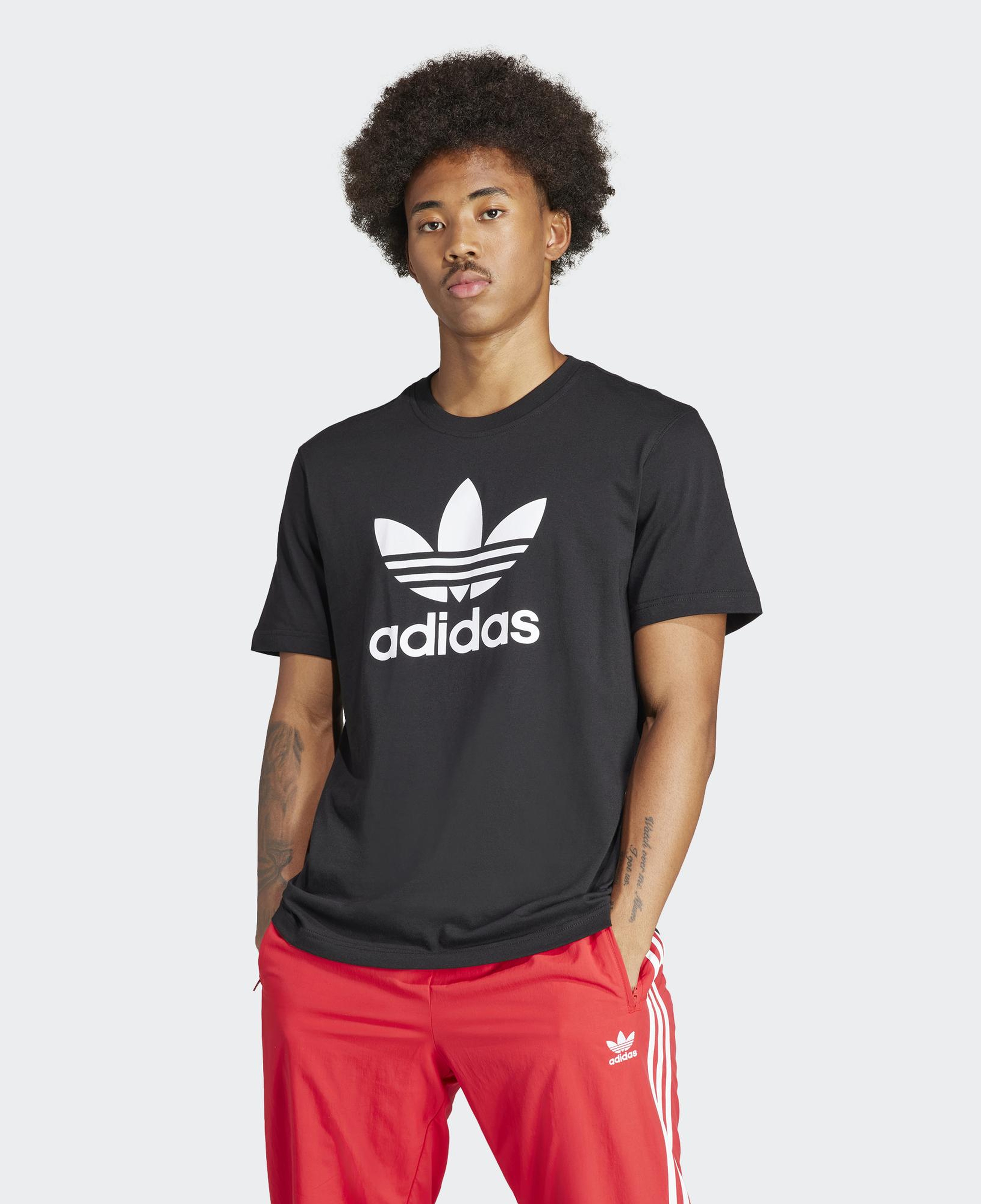 adidas Trefoil Erkek Siyah T-Shirt