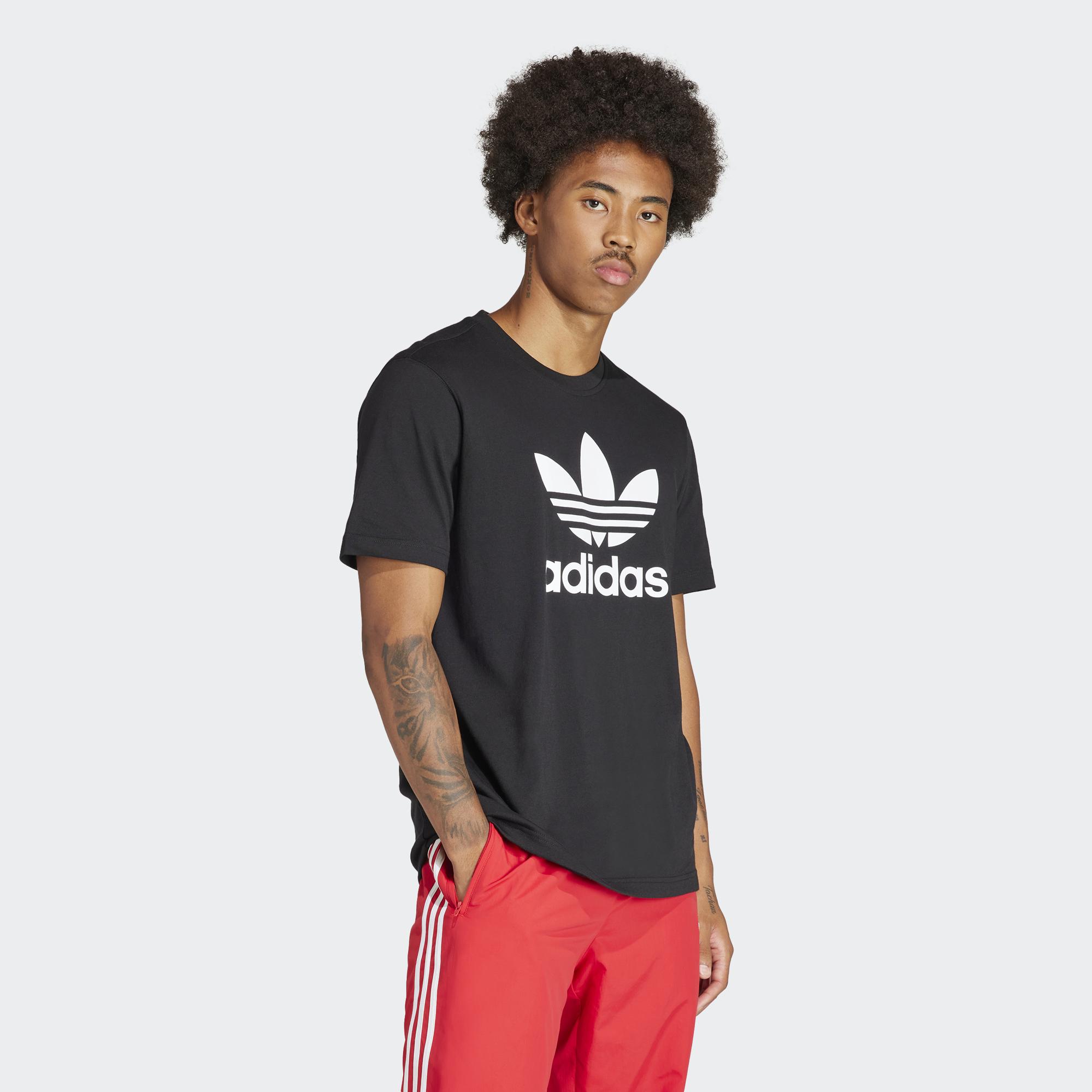 adidas Trefoil Erkek Siyah T-Shirt