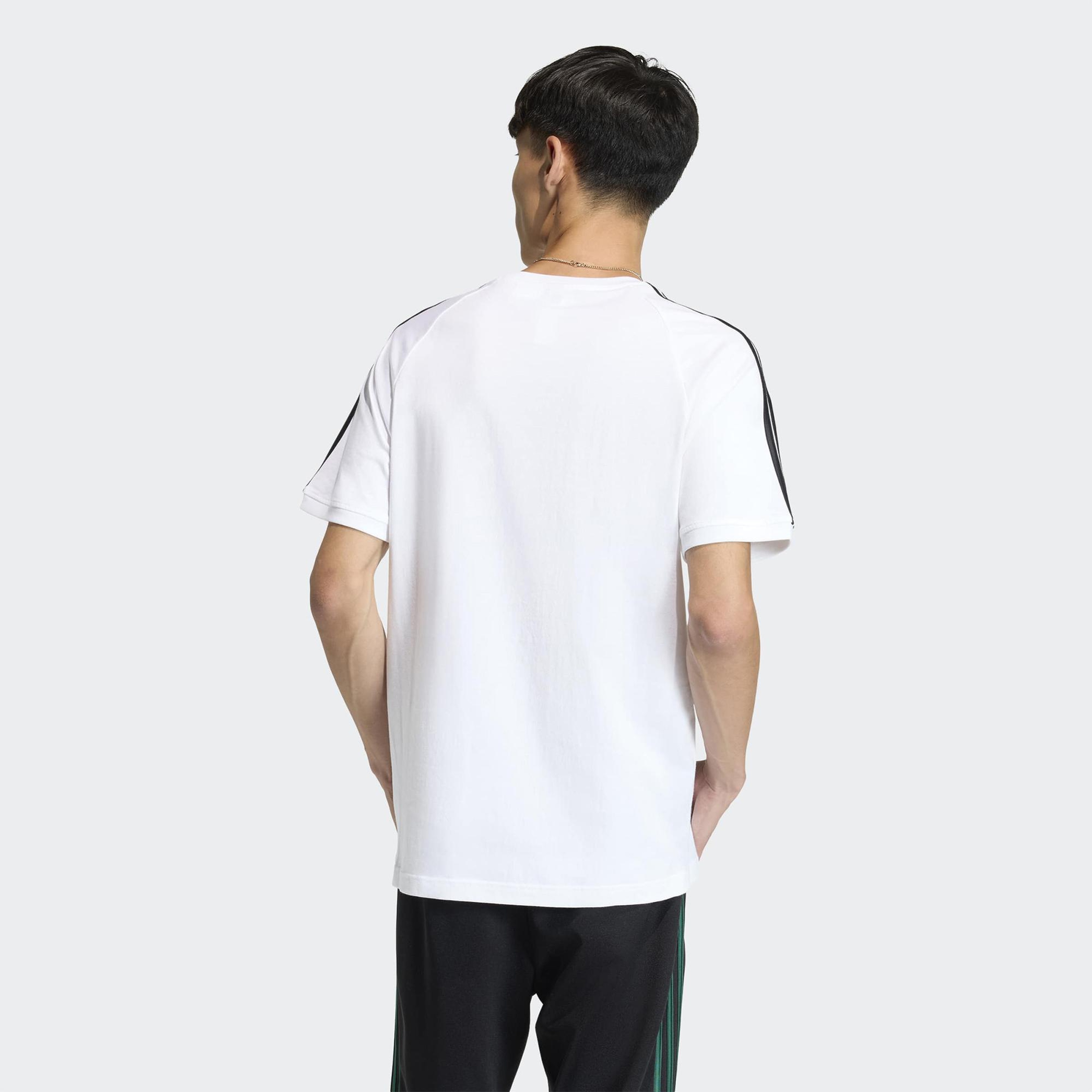 adidas Monogram Erkek Beyaz T-Shirt