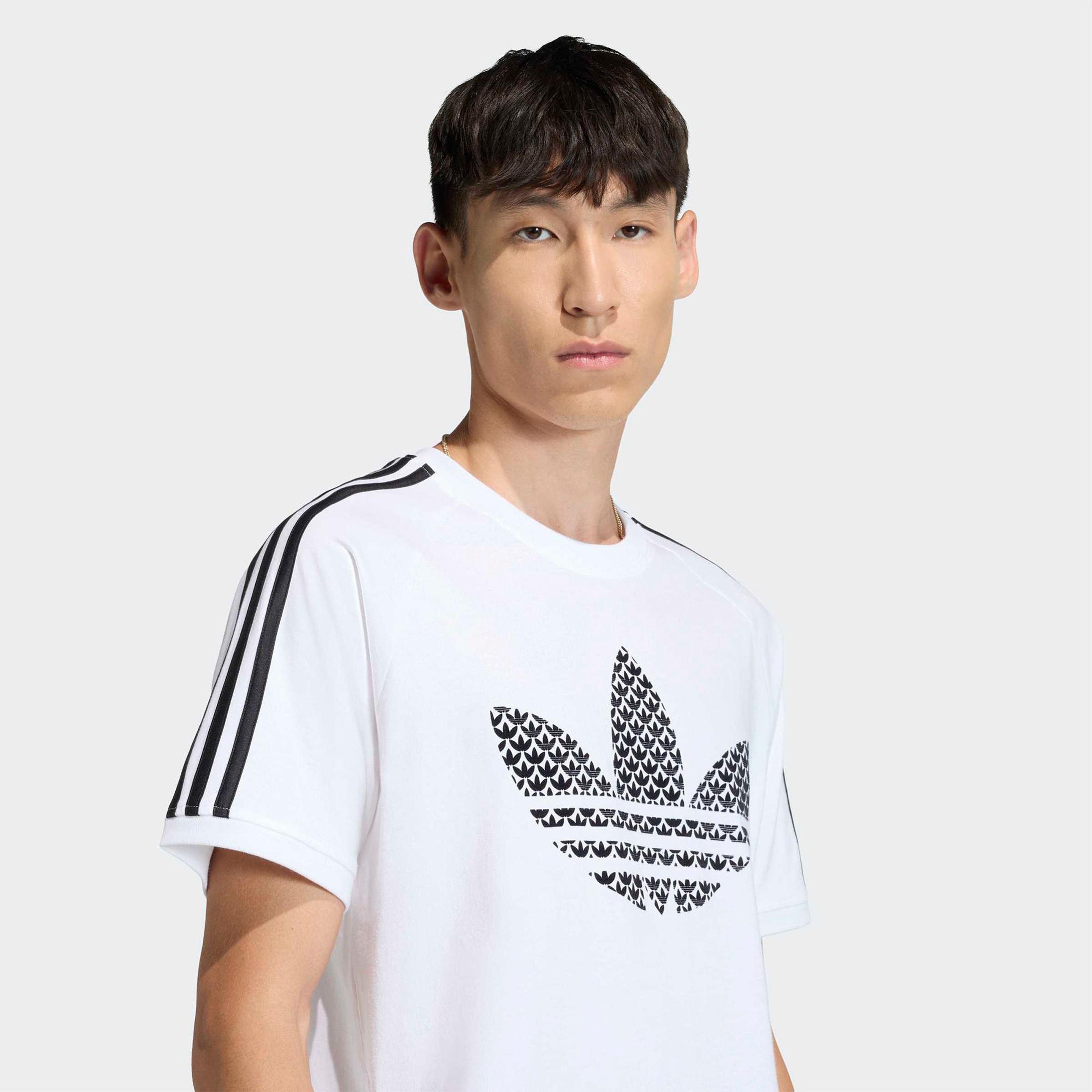 adidas Monogram Erkek Beyaz T-Shirt