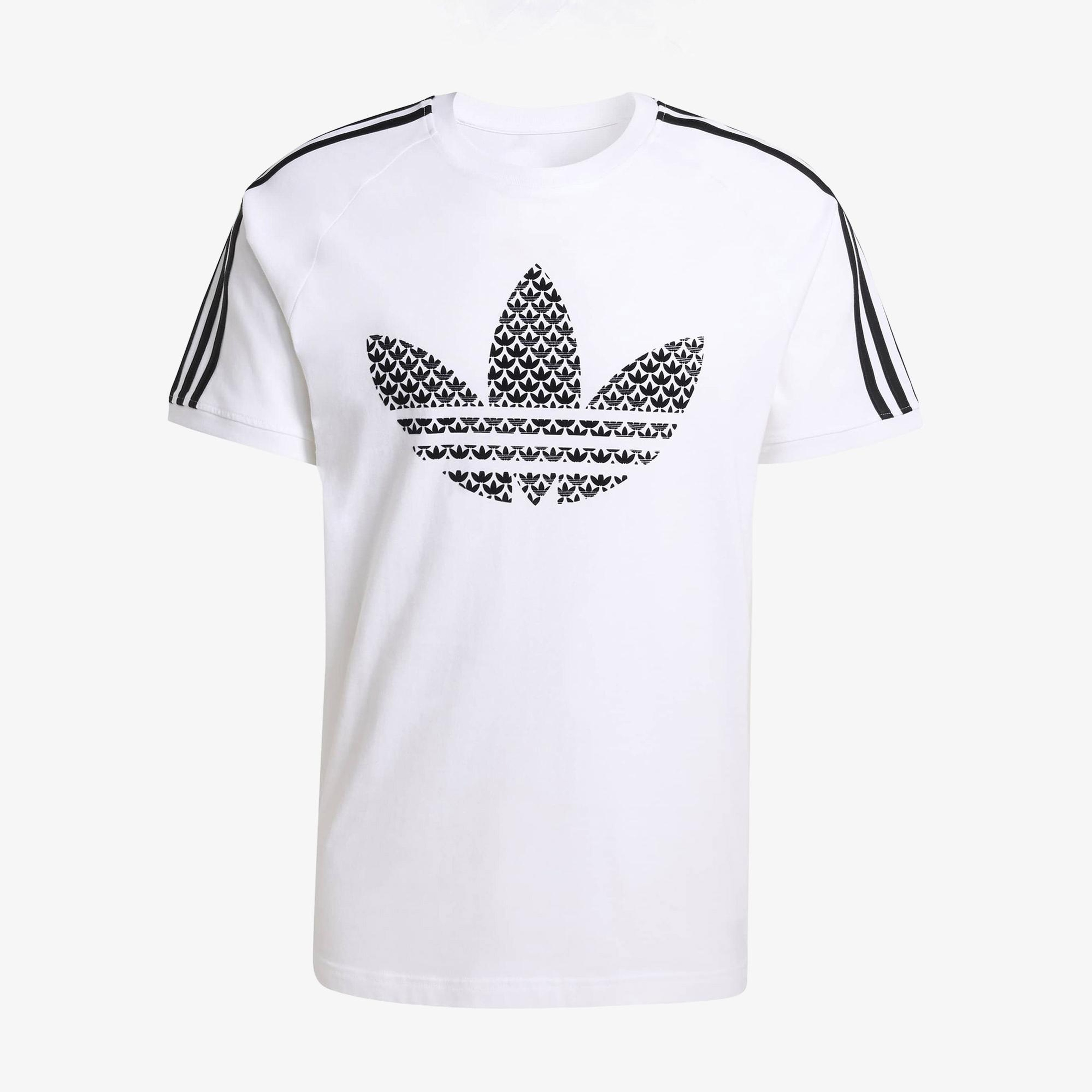 adidas Monogram Erkek Beyaz T-Shirt