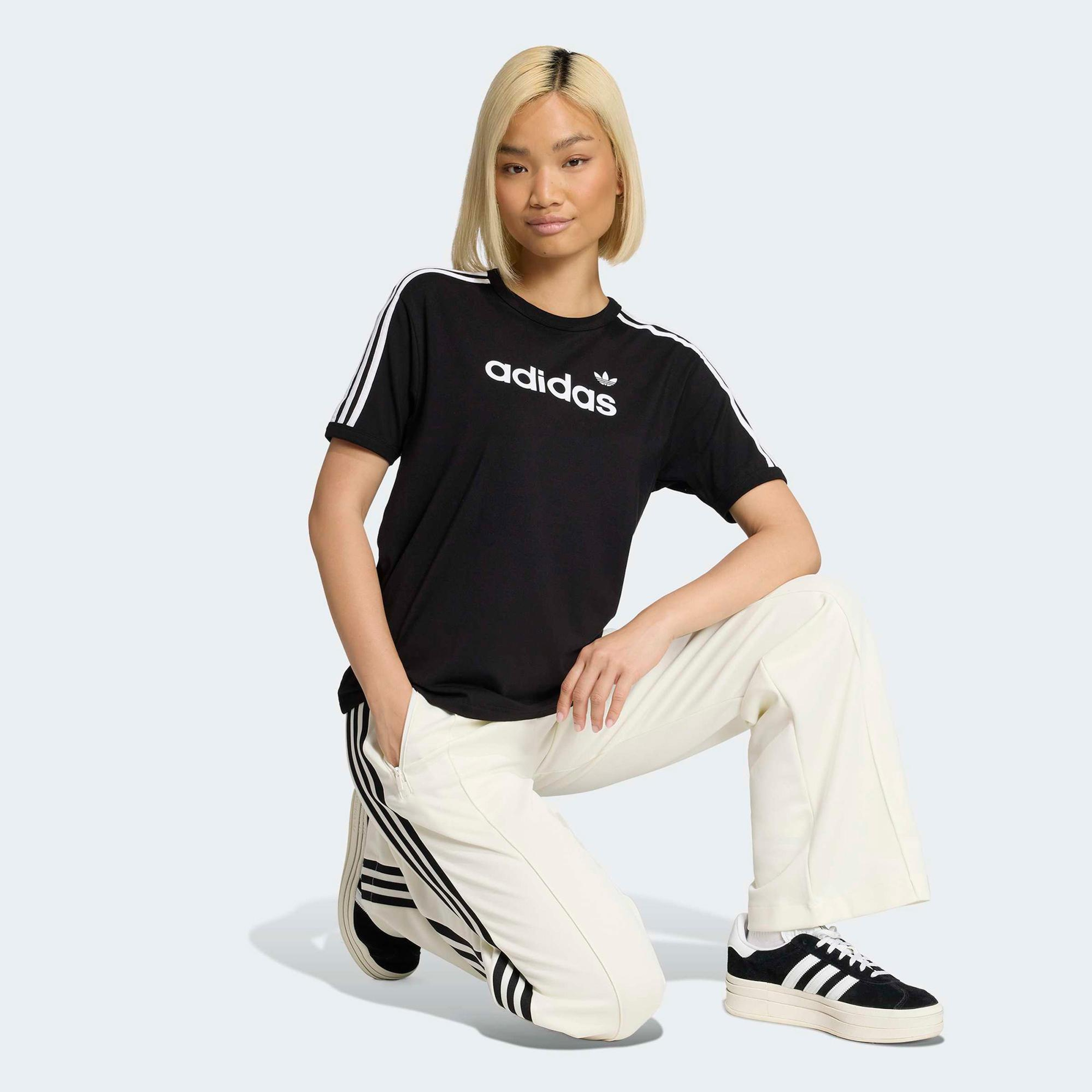 adidas Linear Kadın Siyah T-Shirt