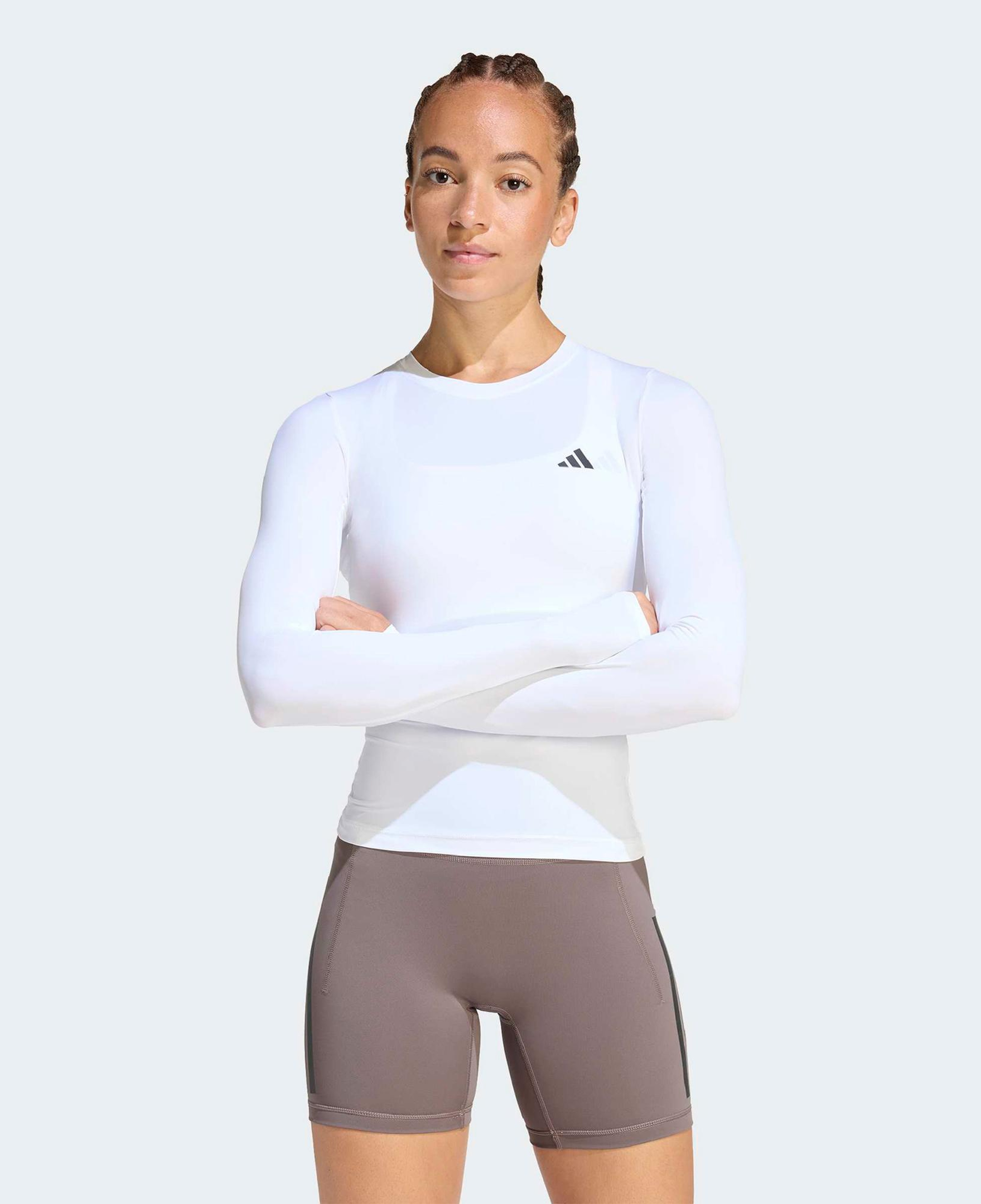 adidas Power Essentials Workout Kadın Beyaz T-Shirt