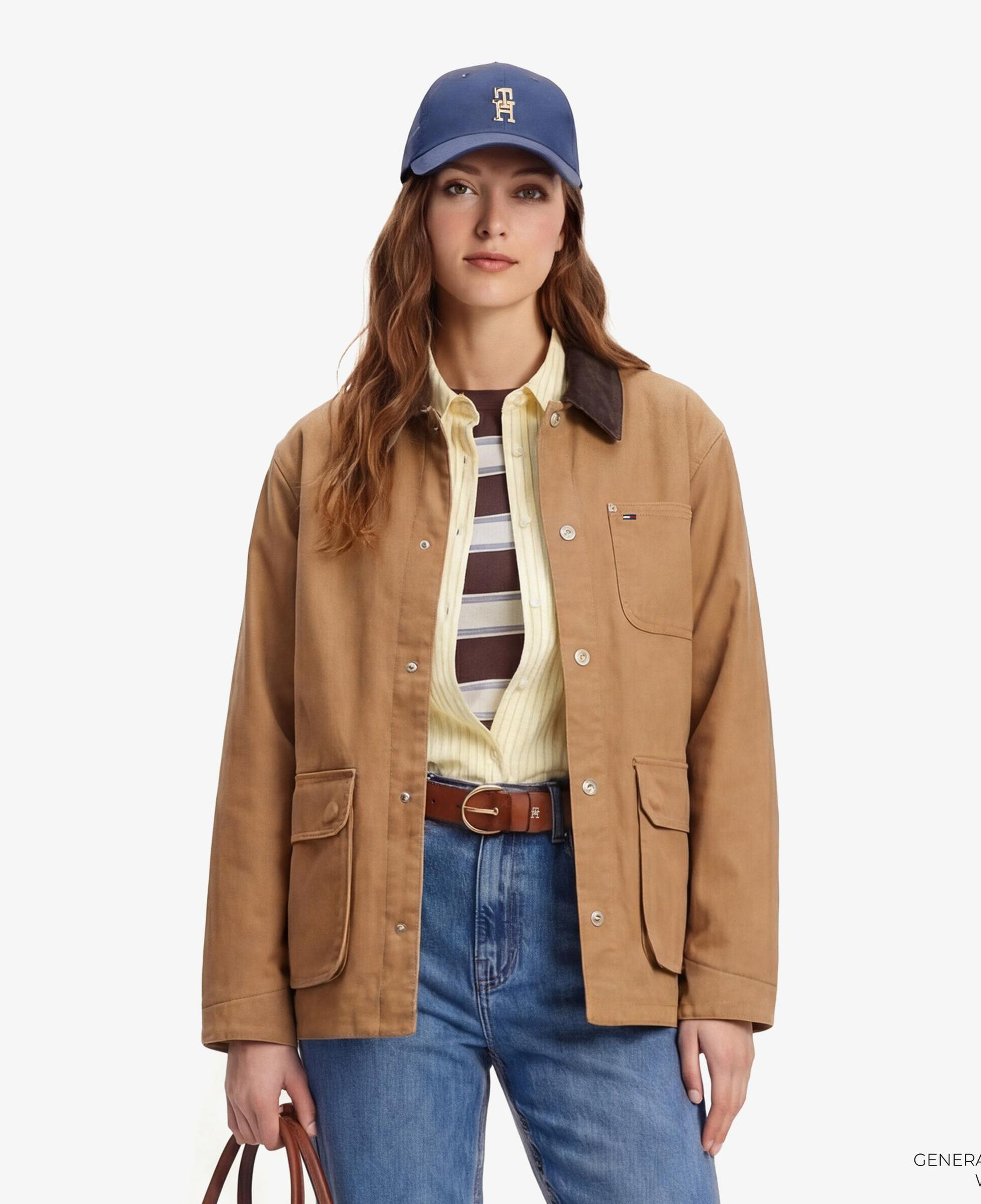 Tommy Hilfiger Soft Utility Kadın Kahverengi Ceket