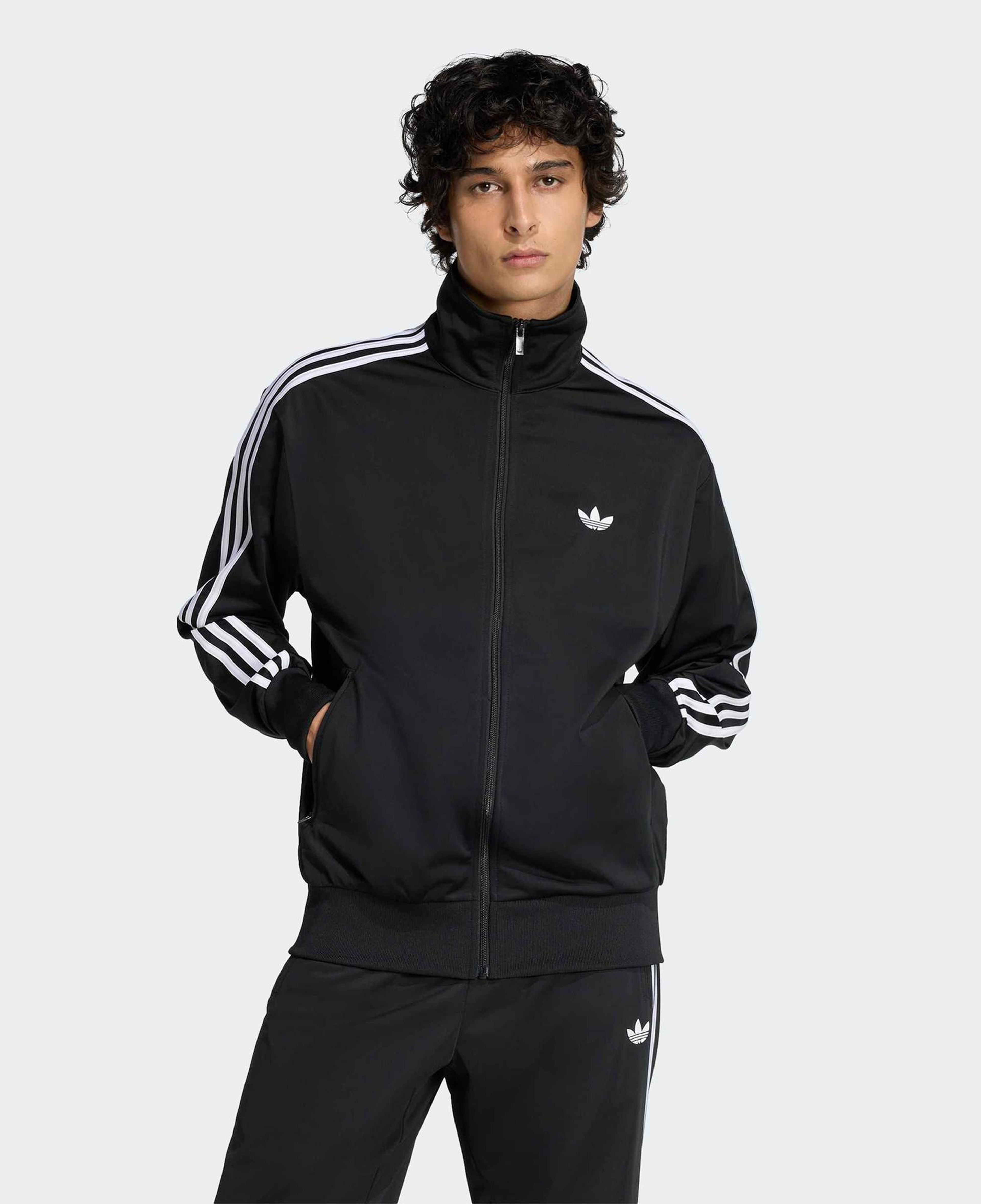 adidas Firebird Erkek Siyah Eşofman Üstü