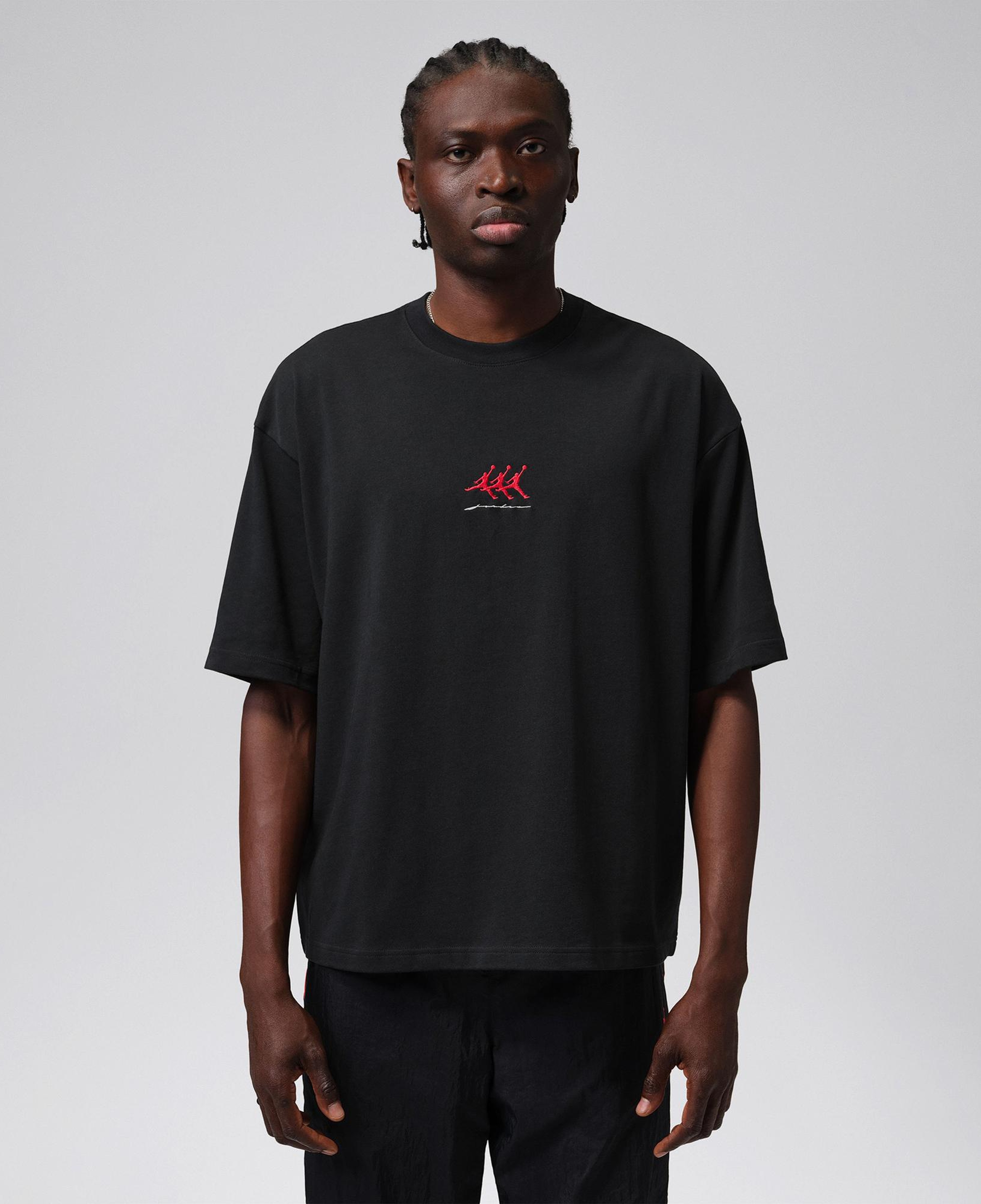 Jordan Flight Crew Erkek Siyah T-Shirt