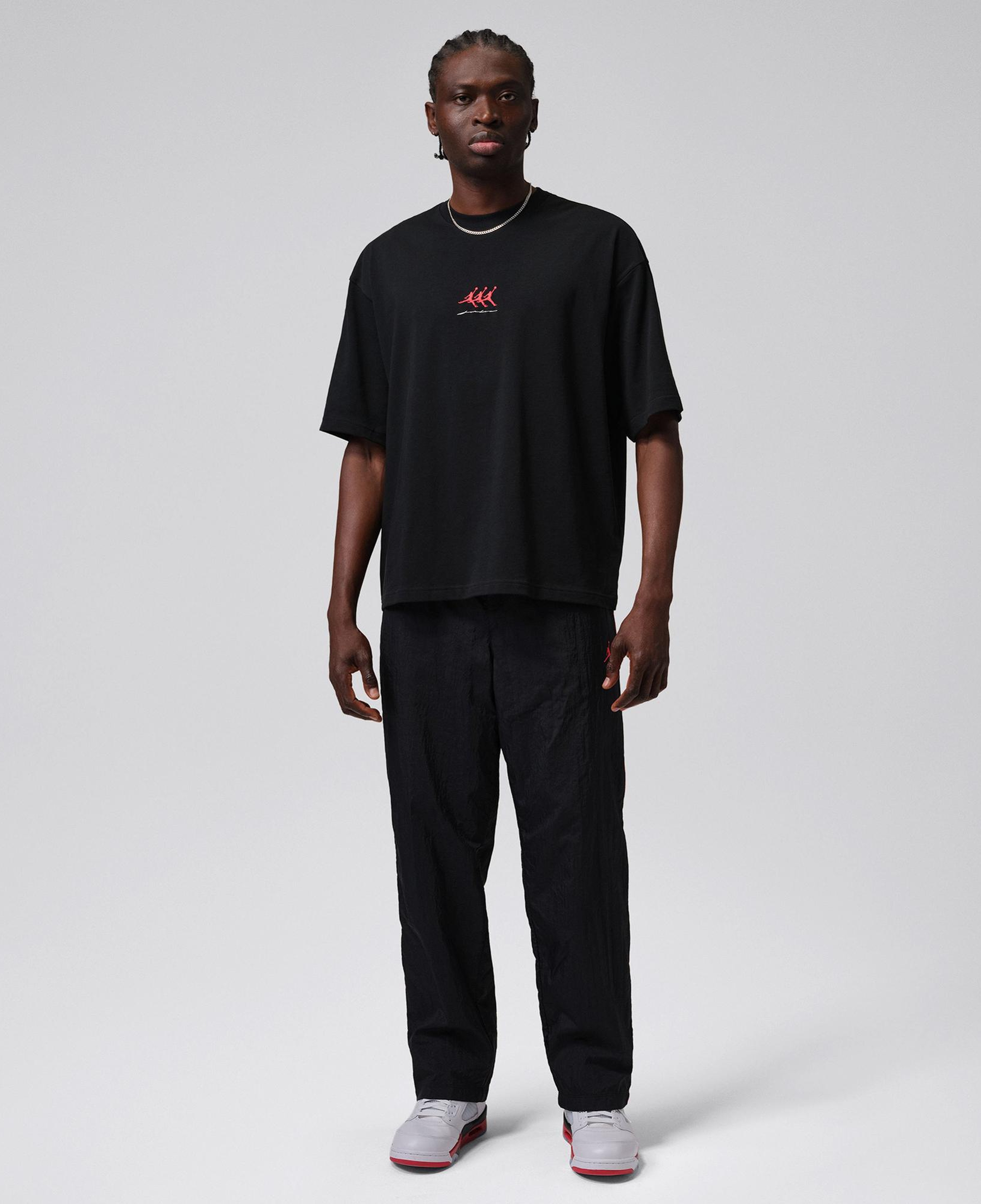 Jordan Flight Crew Erkek Siyah T-Shirt