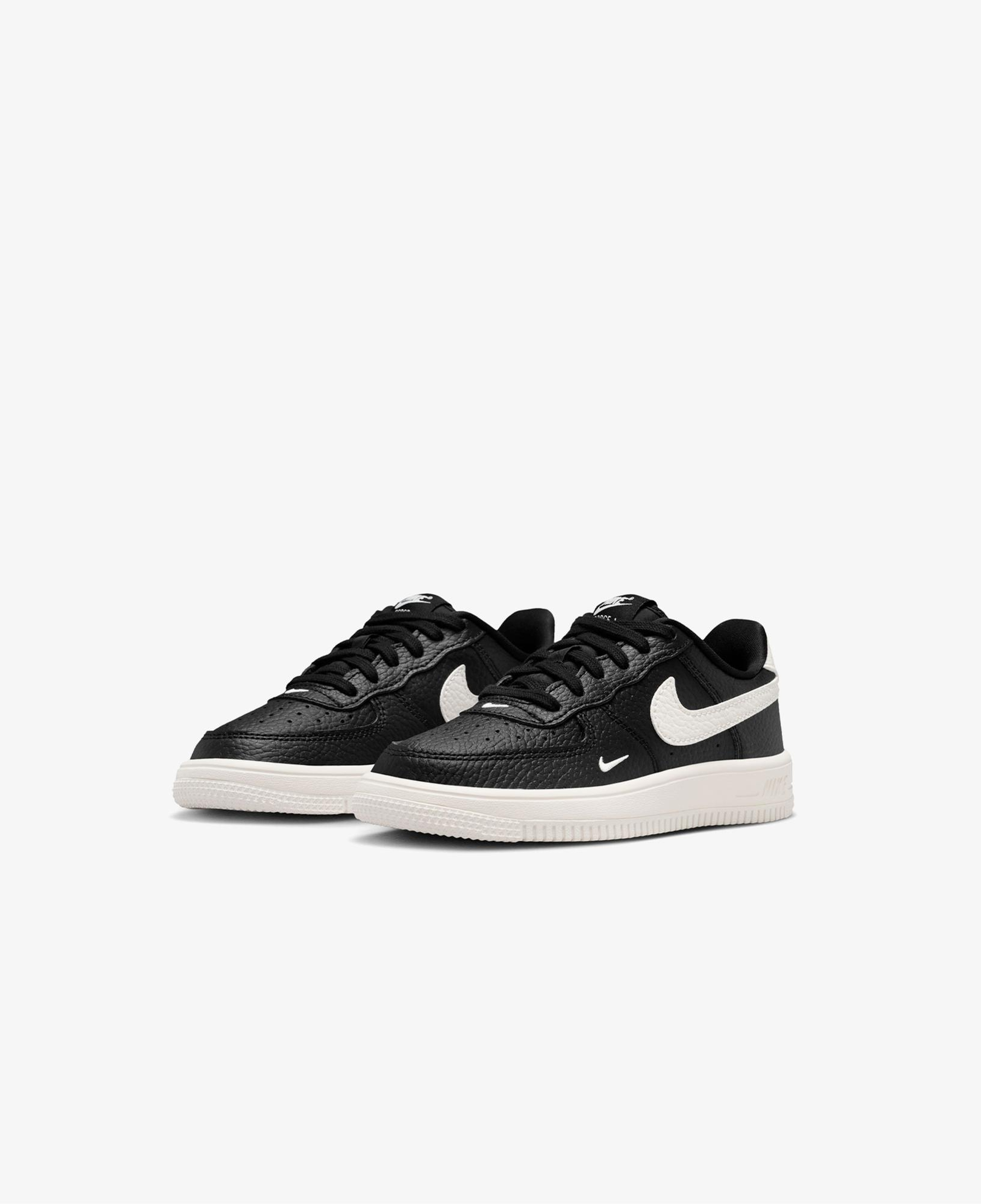 Nike Force 1 Low Lace Çocuk Siyah Spor Ayakkabı