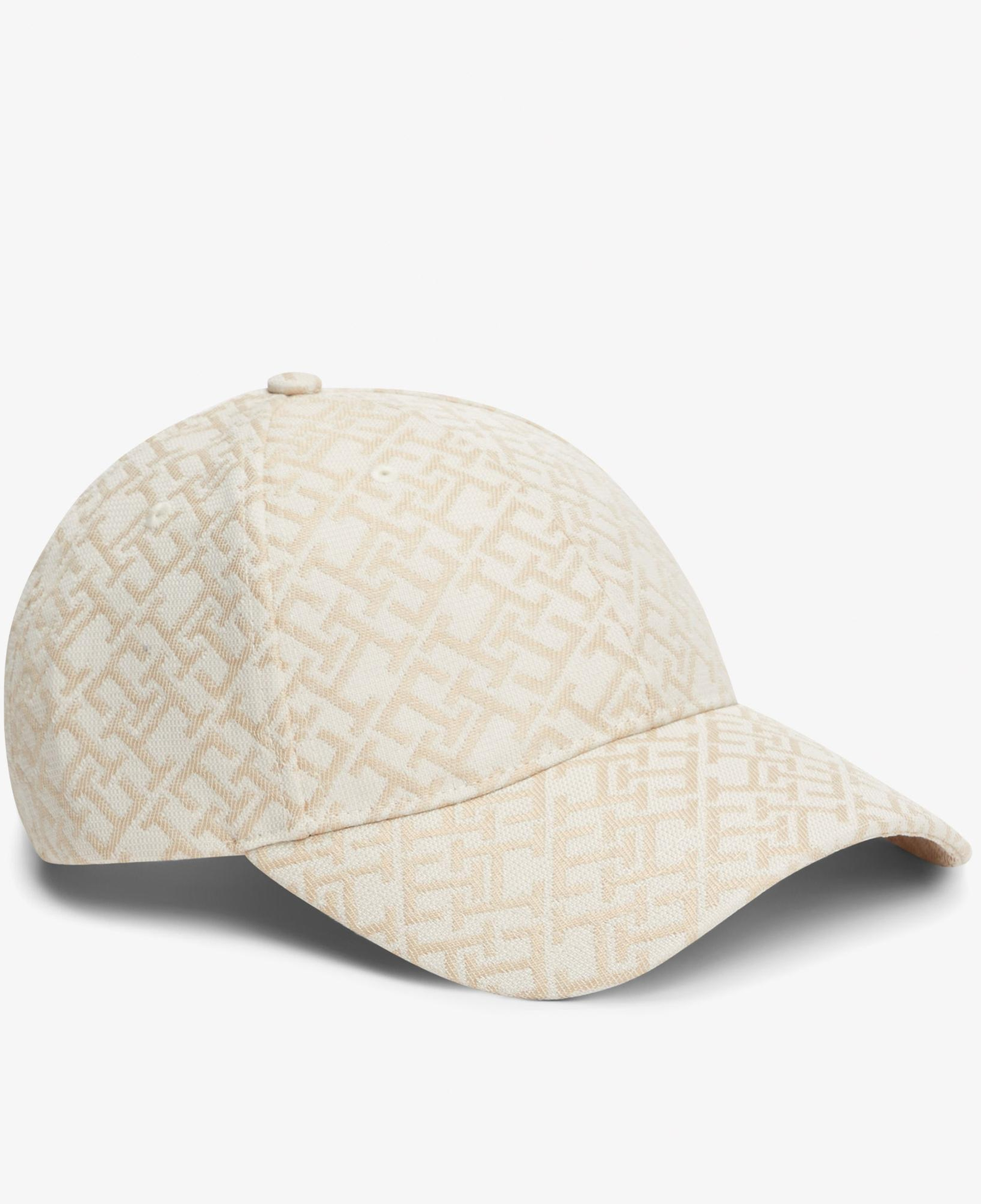 Tommy Hilfiger Monogram Kadın Bej Şapka