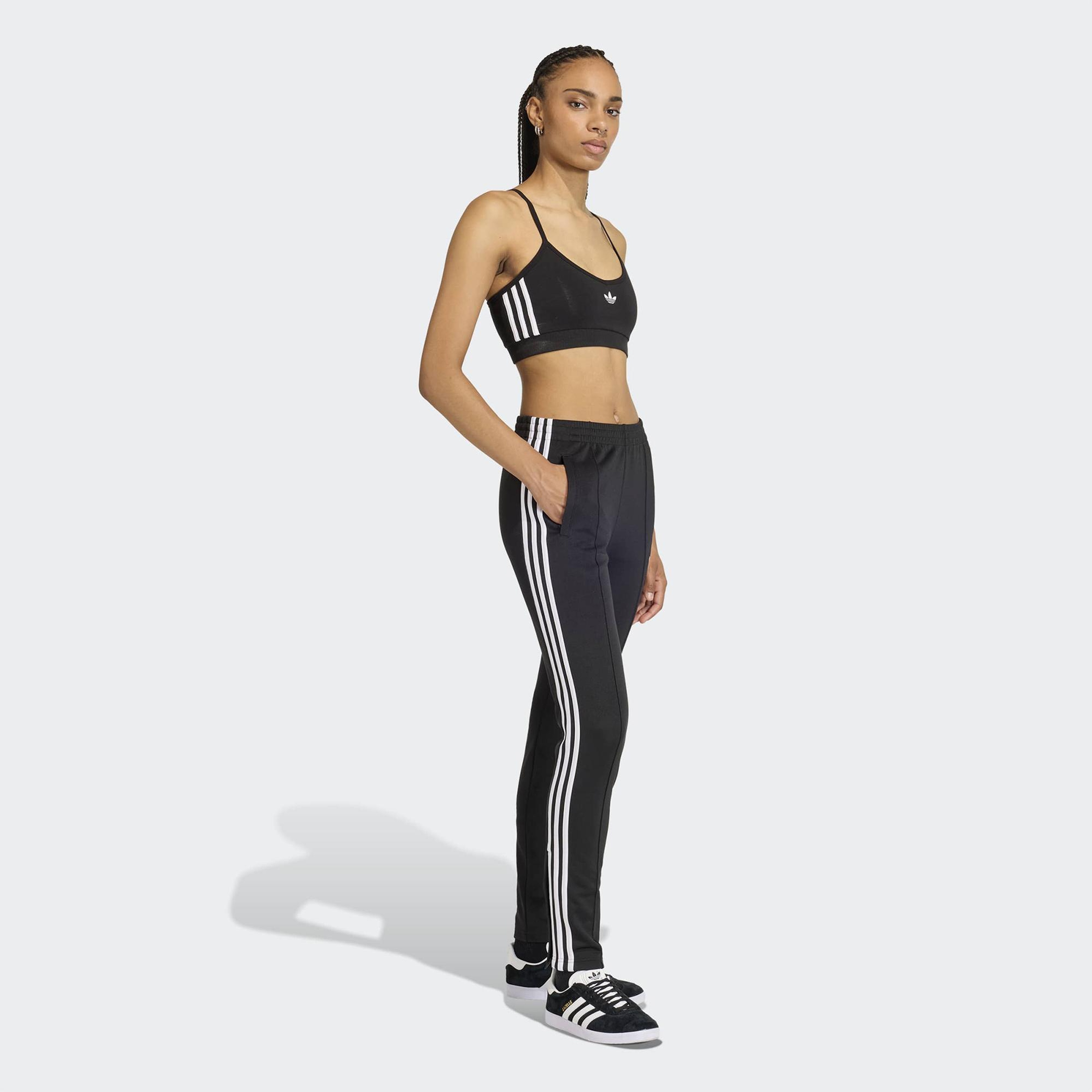 adidas 3-Stripes Kadın Siyah Bra