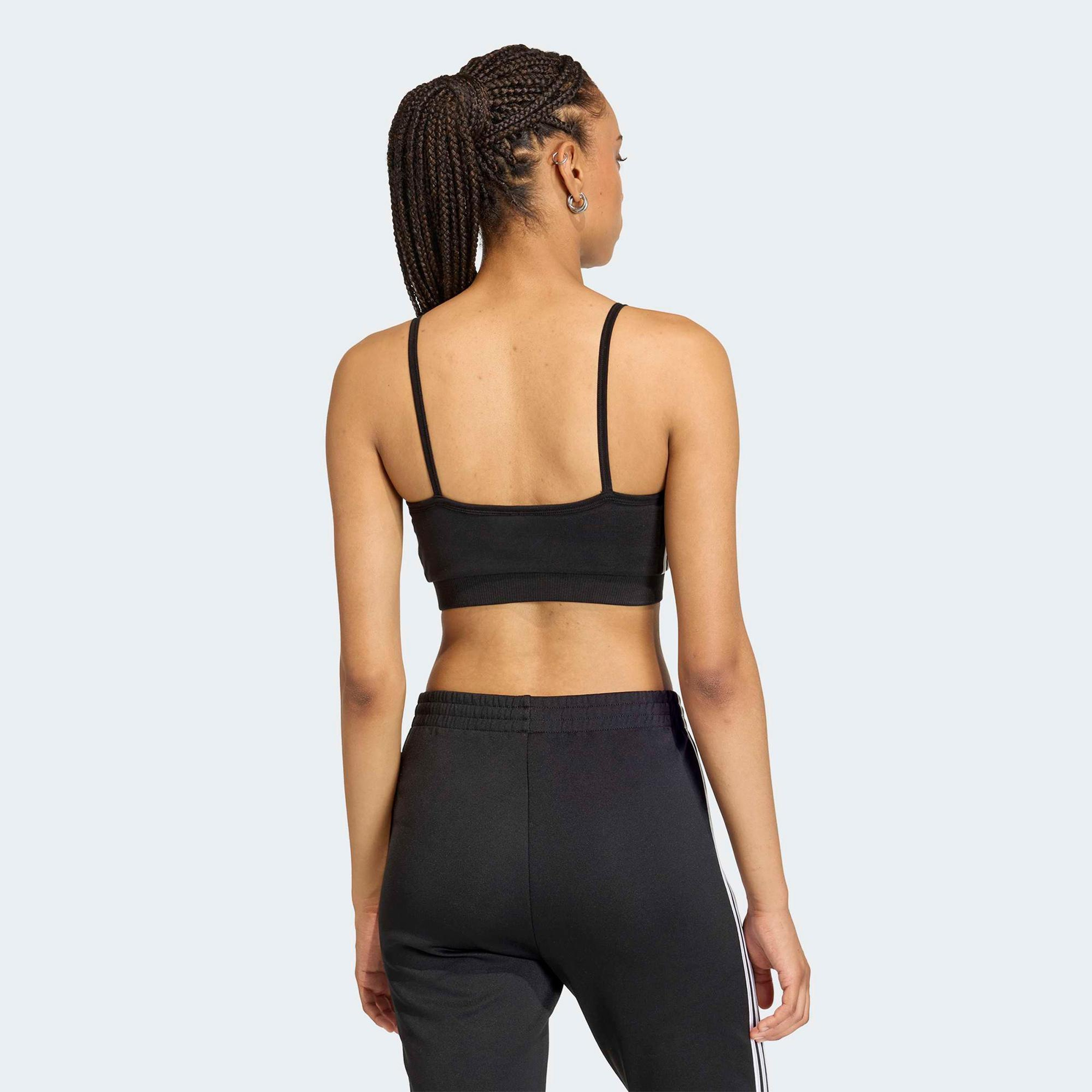adidas 3-Stripes Kadın Siyah Bra