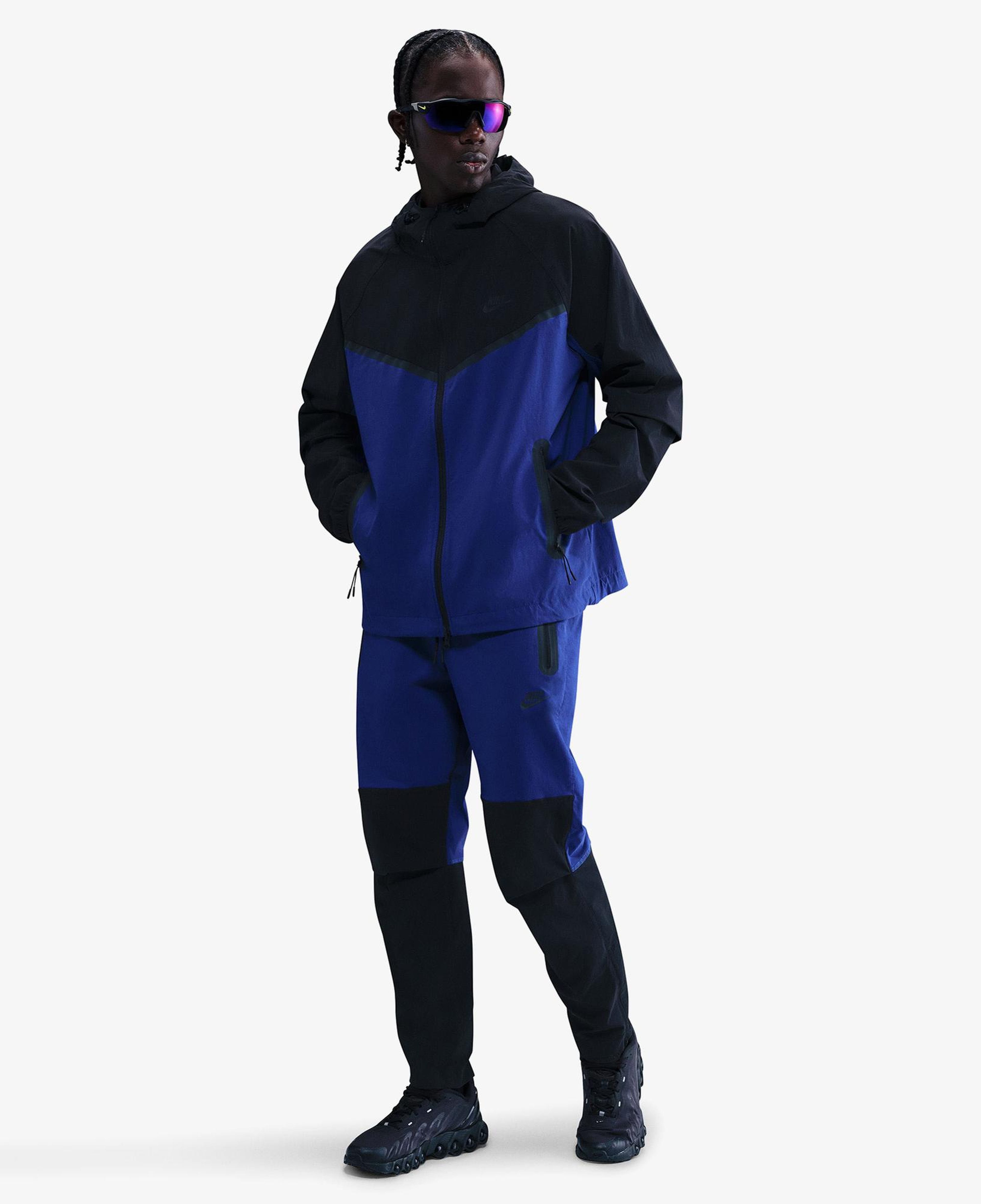 Nike Dri-Fit Tech Woven Erkek Mavi Eşofman Altı