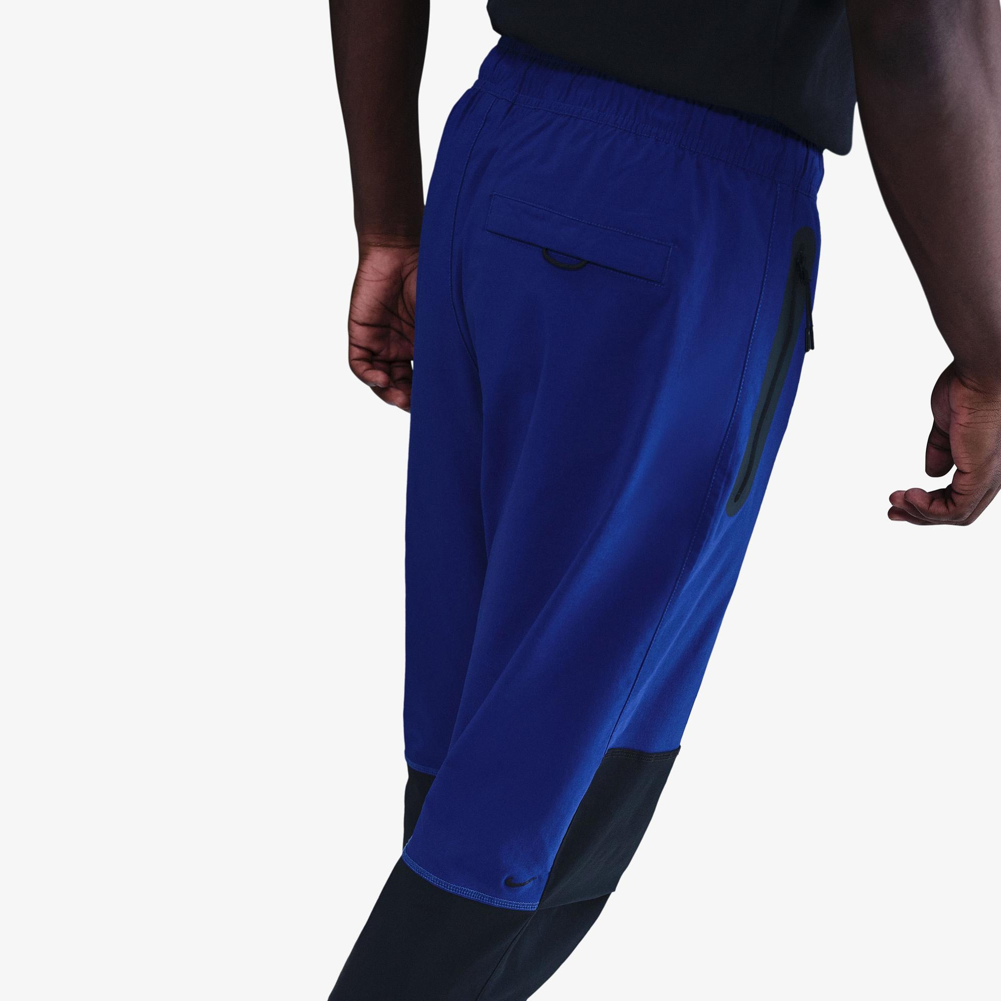 Nike Dri-Fit Tech Woven Erkek Mavi Eşofman Altı