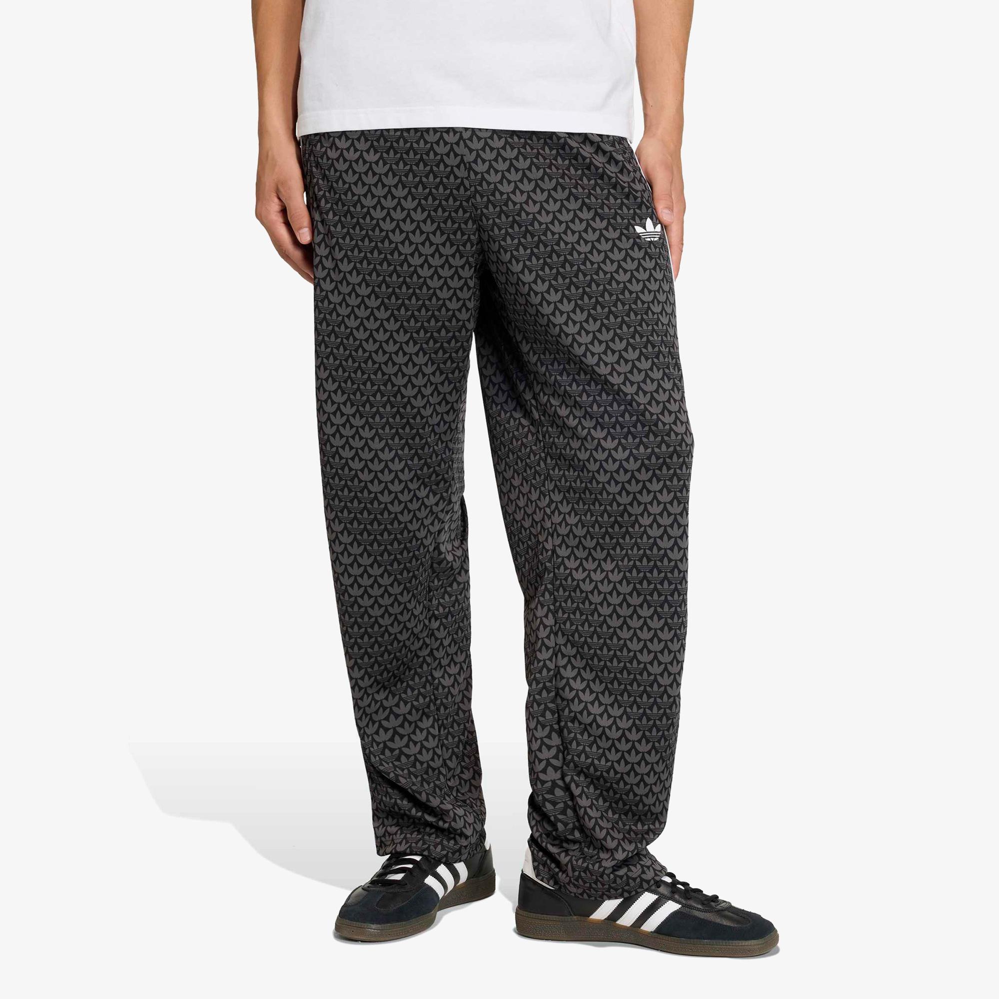 adidas Firebird Monogram Erkek Siyah Eşofman Altı