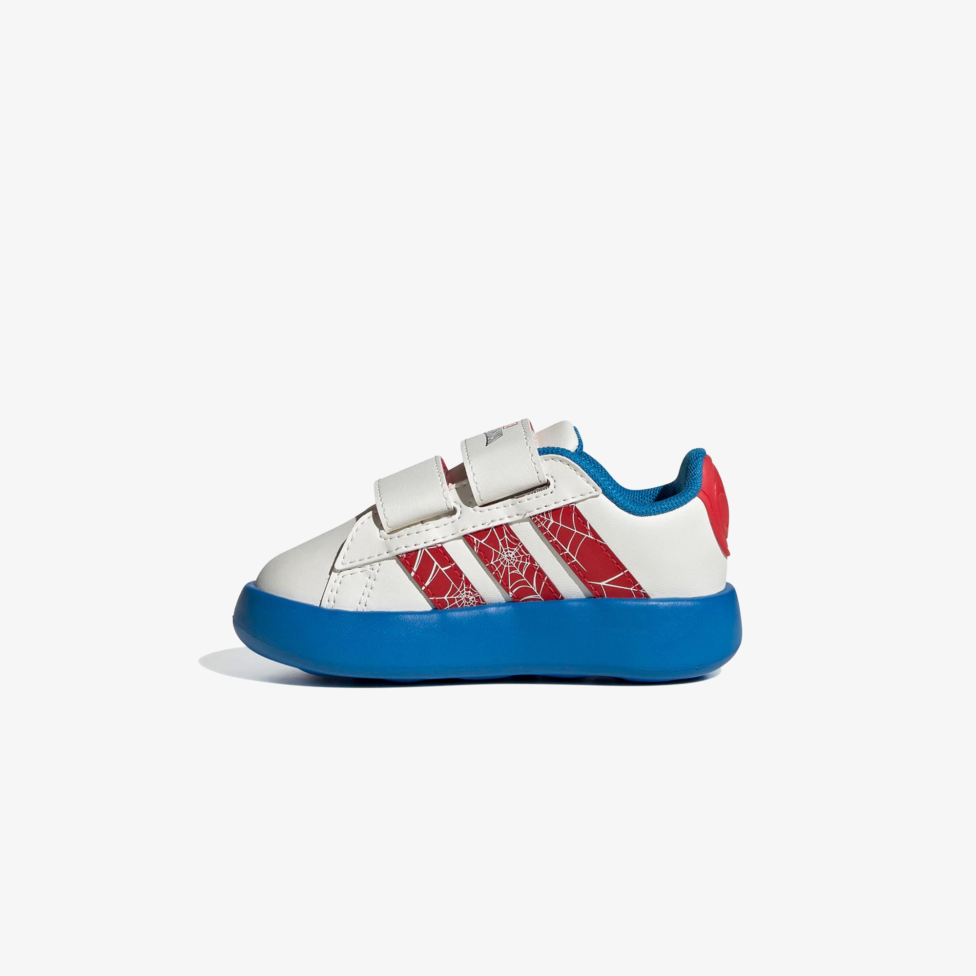 adidas Grand Court Spider-Man Çocuk Beyaz Sneaker