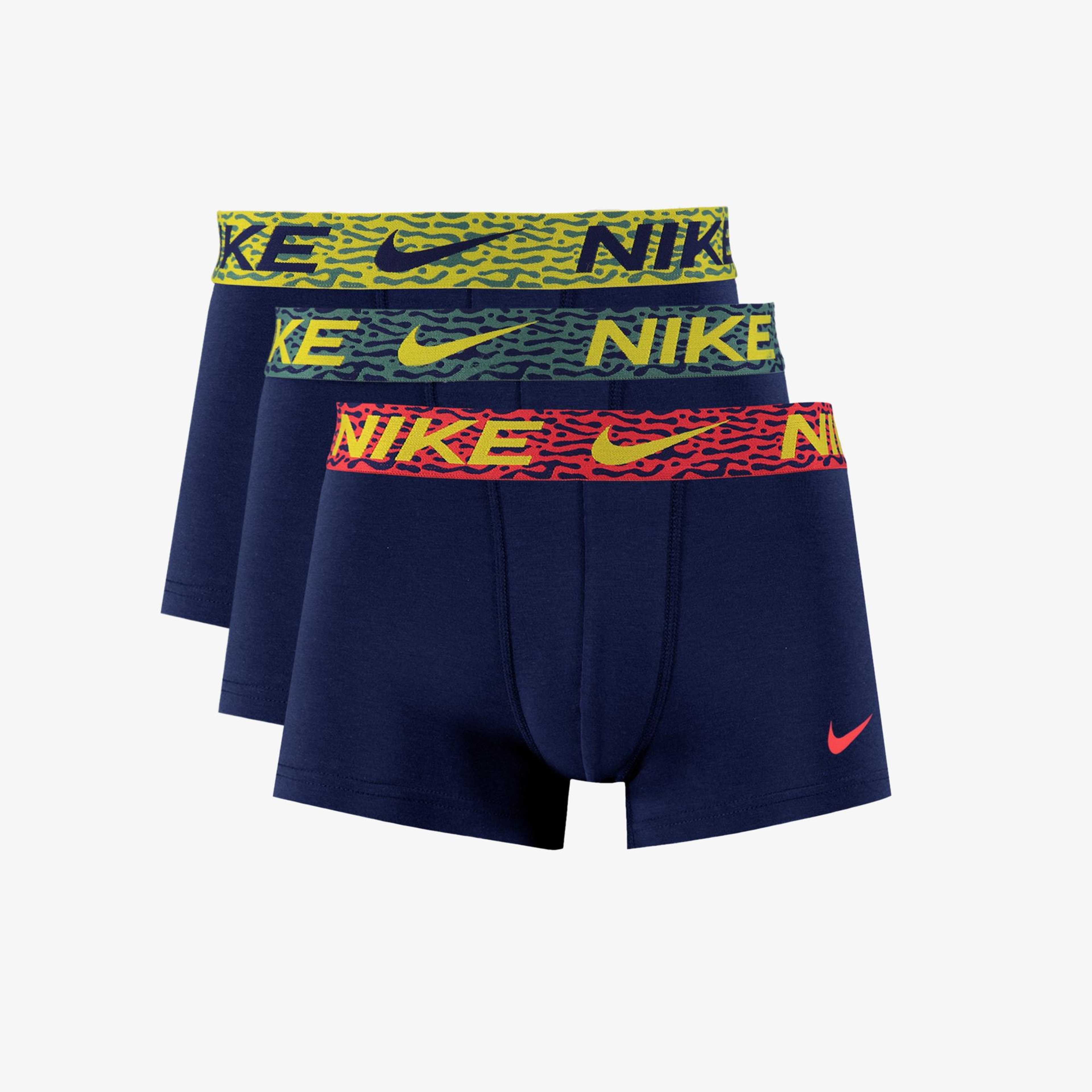 Nike 3' lü Erkek Lacivert Boxer